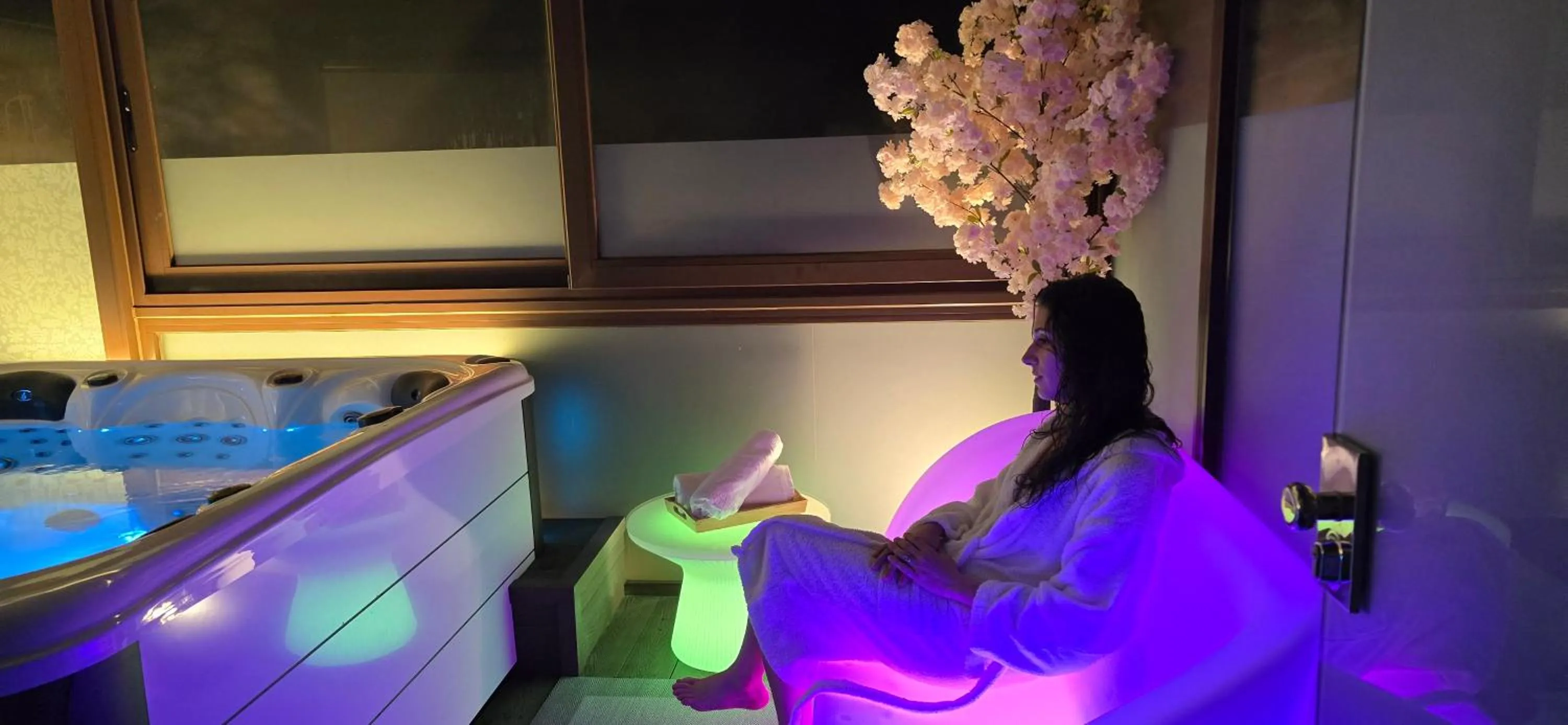 Hot Tub in Cabanas da Ría