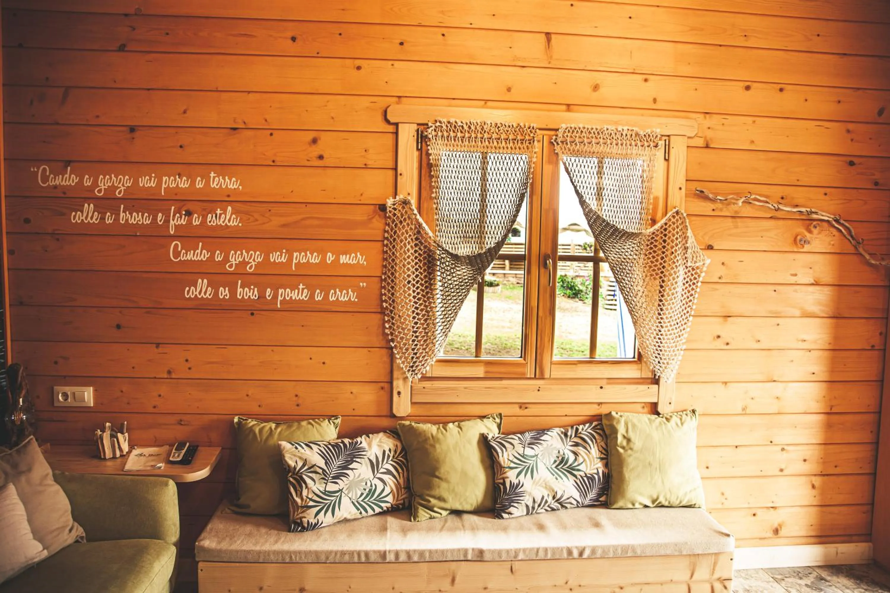 Living room in Cabanas da Ría