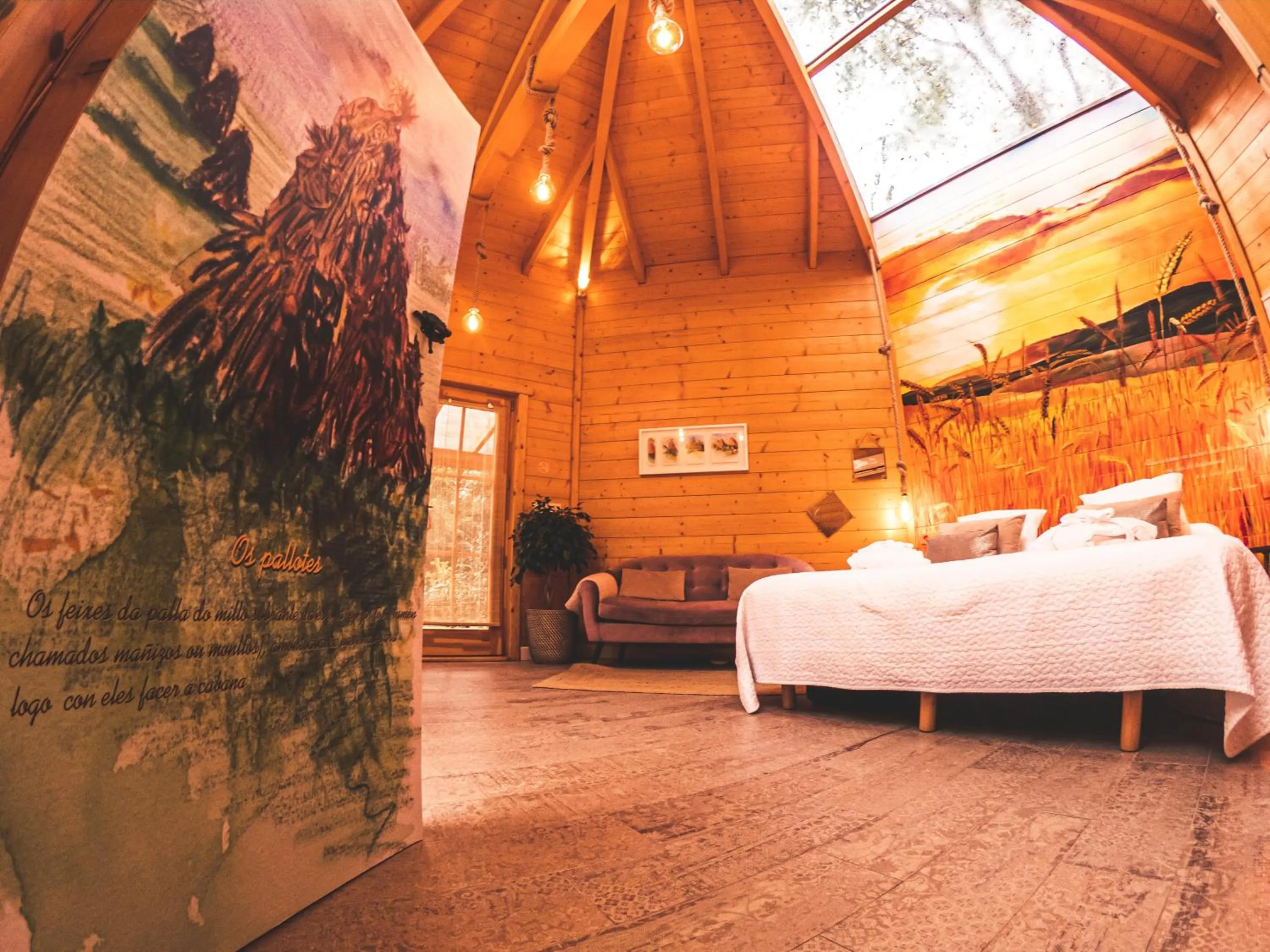 Bed in Cabanas da Ría