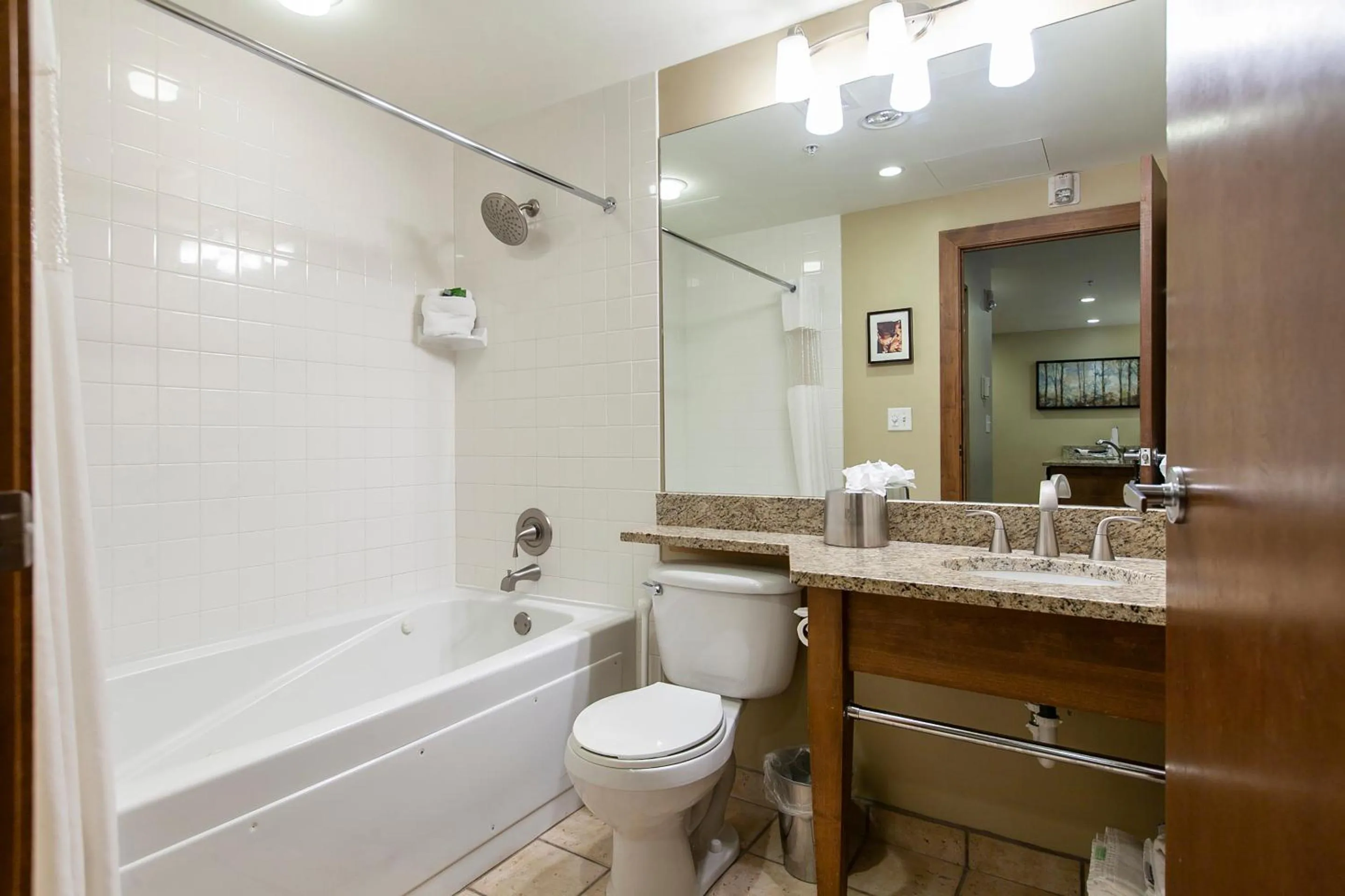 Shower in Sundial Lodge by All Seasons Resort Lodging