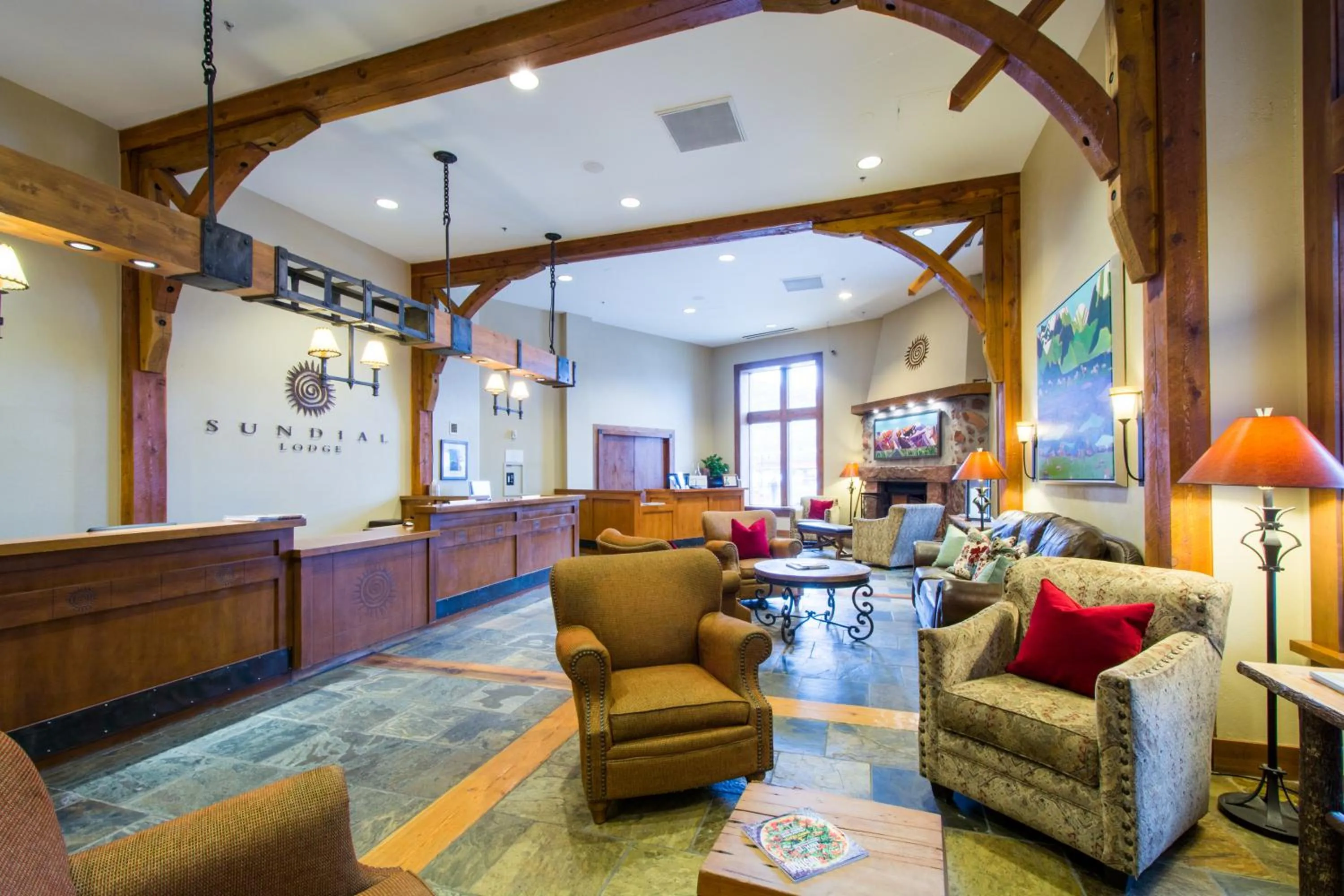 Lobby or reception in Sundial Lodge by All Seasons Resort Lodging