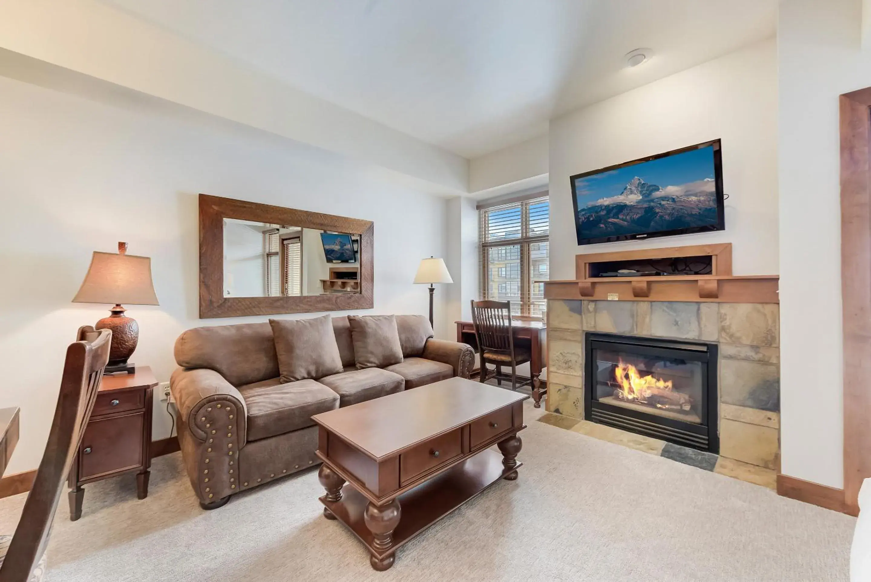 Living room in Sundial Lodge by All Seasons Resort Lodging Living room in Sundial Lodge by All Seasons Resort Lodging