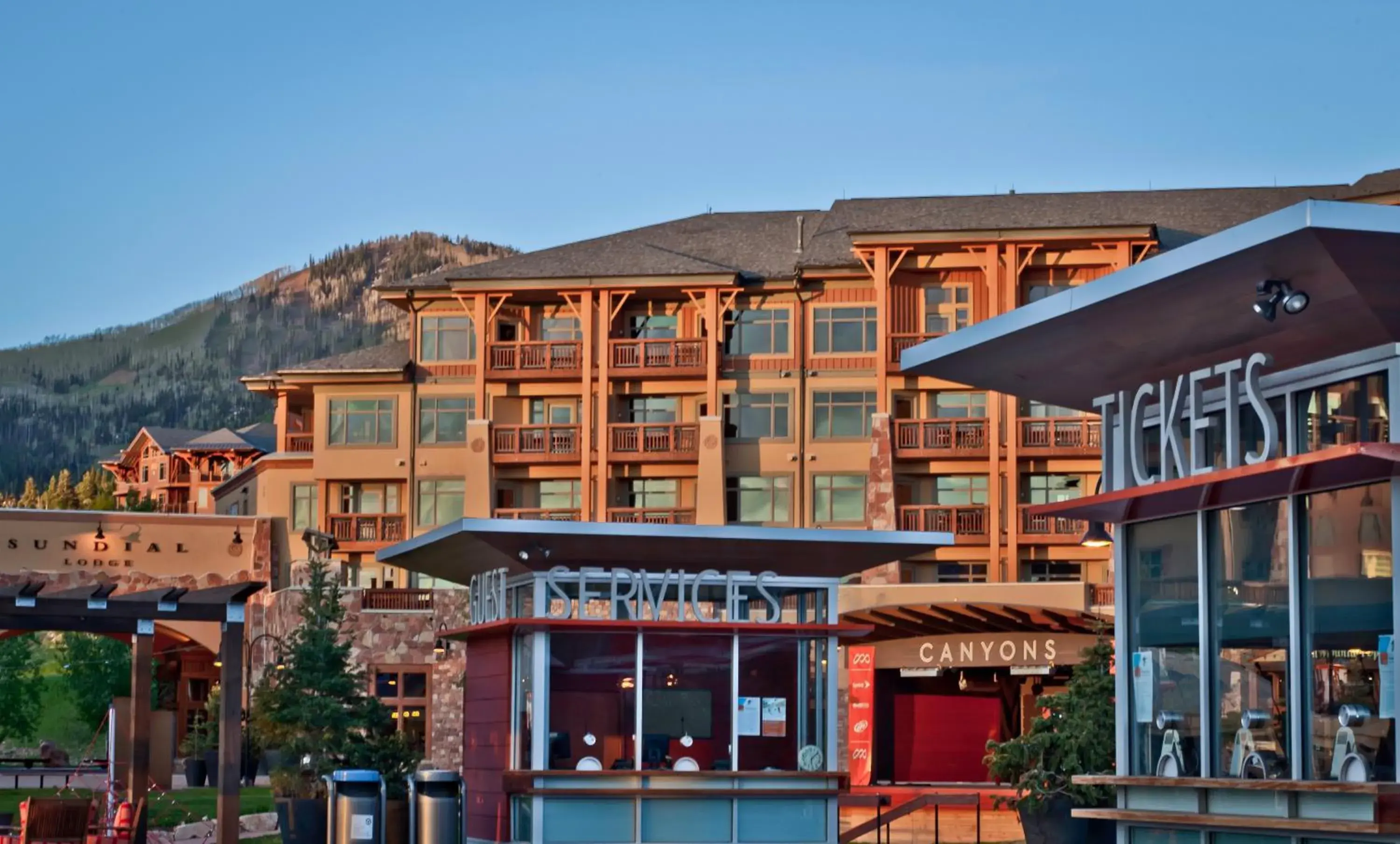 Facade/entrance in Sundial Lodge by All Seasons Resort Lodging Facade/entrance in Sundial Lodge by All Seasons Resort Lodging