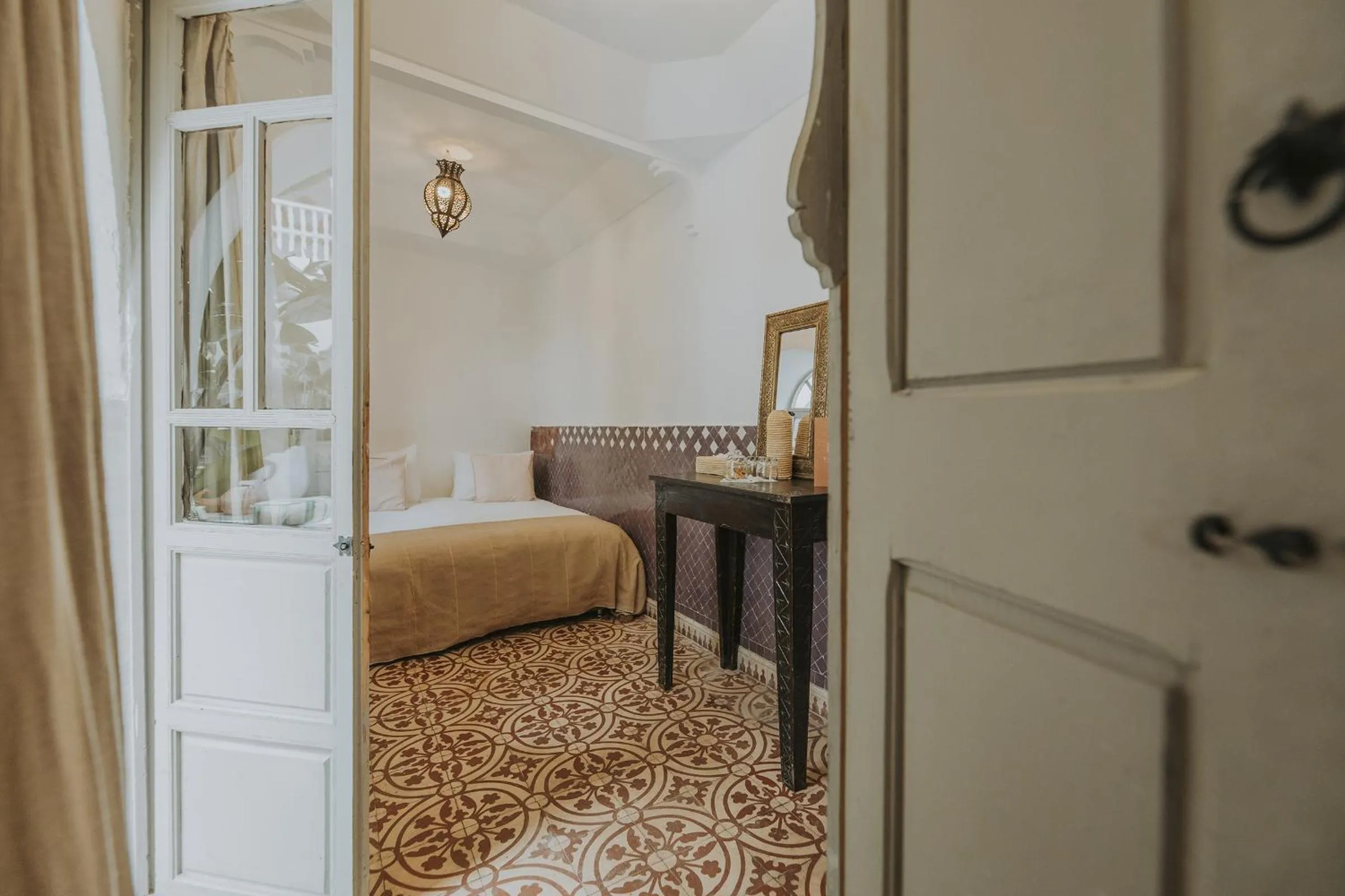 Bed in Riad Oriental Glory & Spa