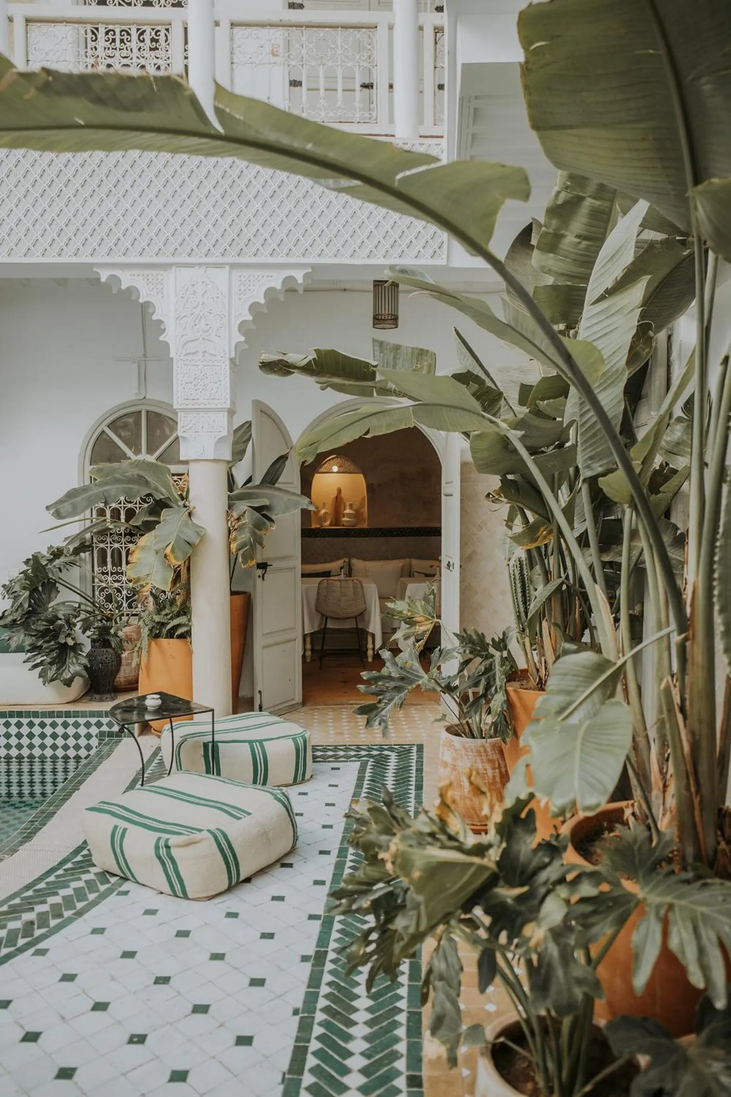 Patio in Riad Oriental Glory & Spa