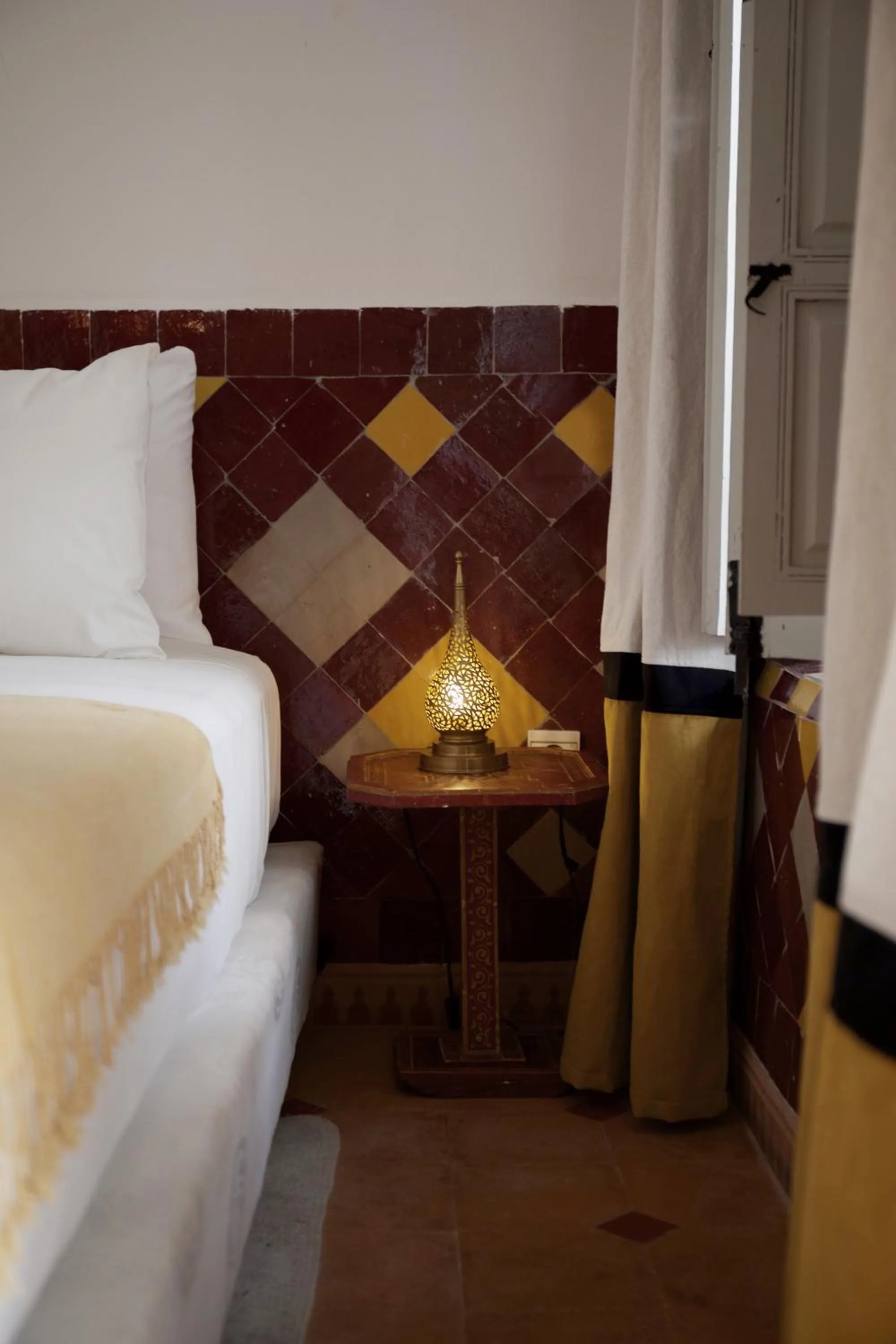 Bed in Riad Oriental Glory & Spa