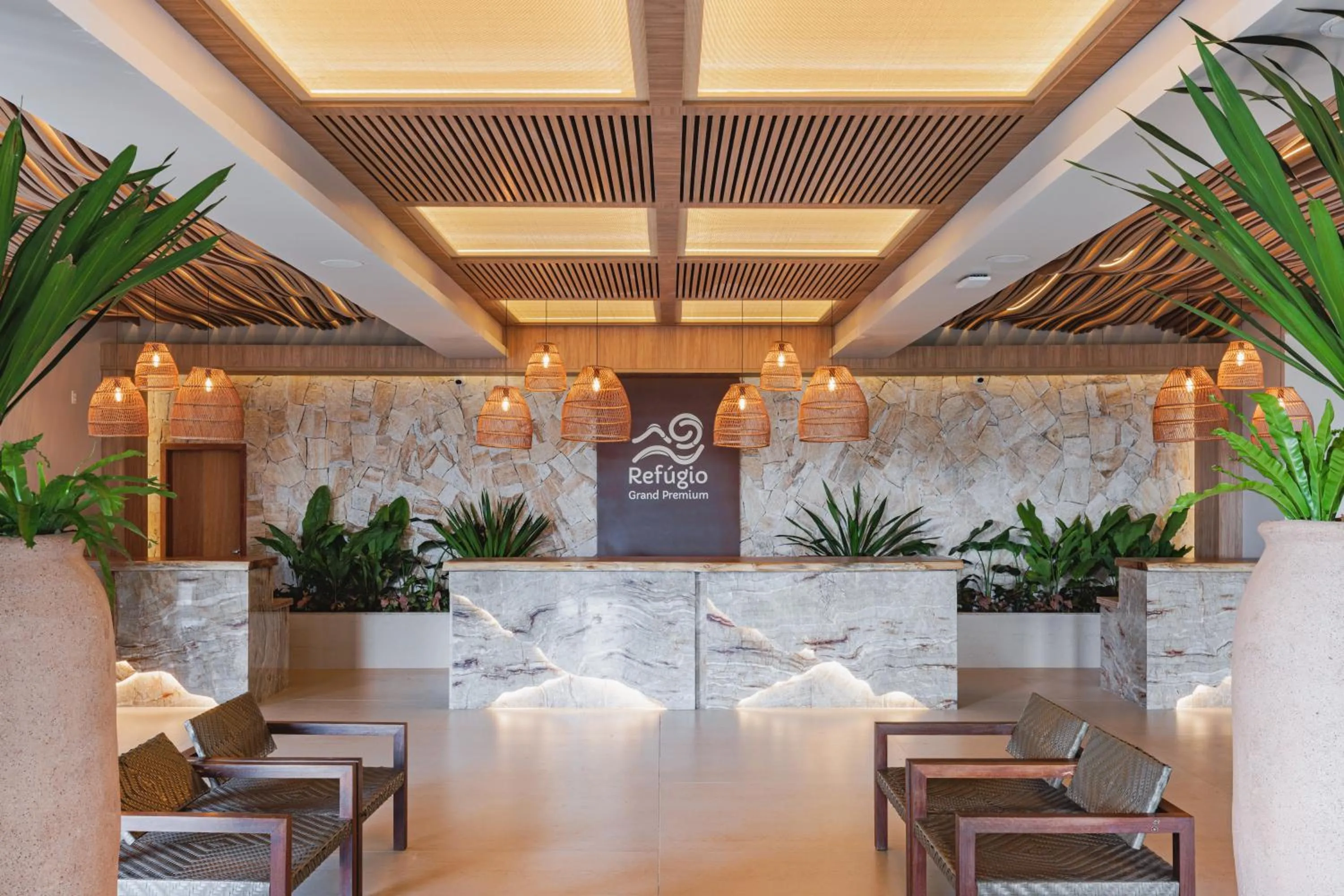 Lobby or reception in Rio Quente Resorts Refúgio Grand Premium - Antigo Hotel Turismo