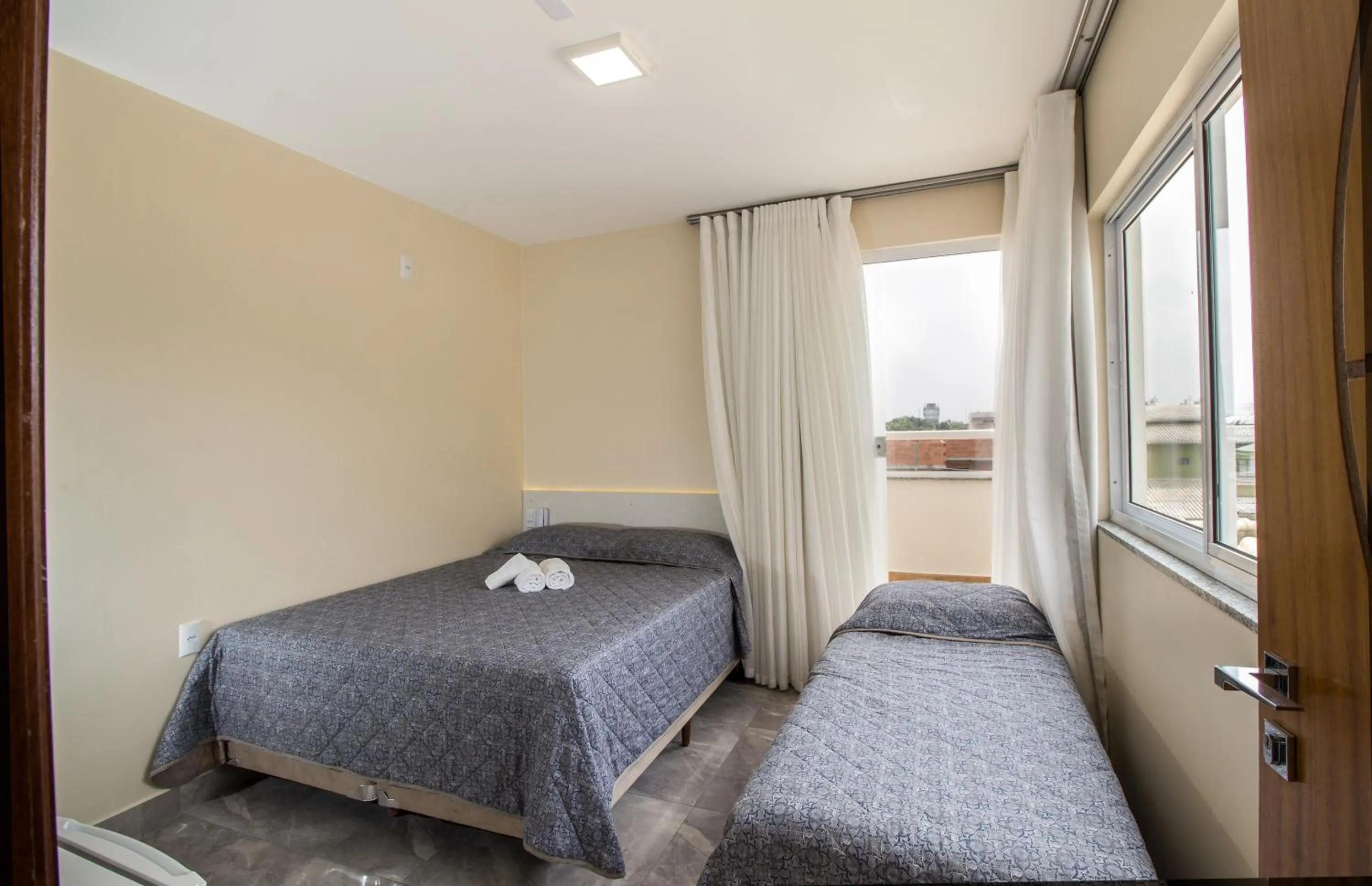 Bed in Pousada Espindola