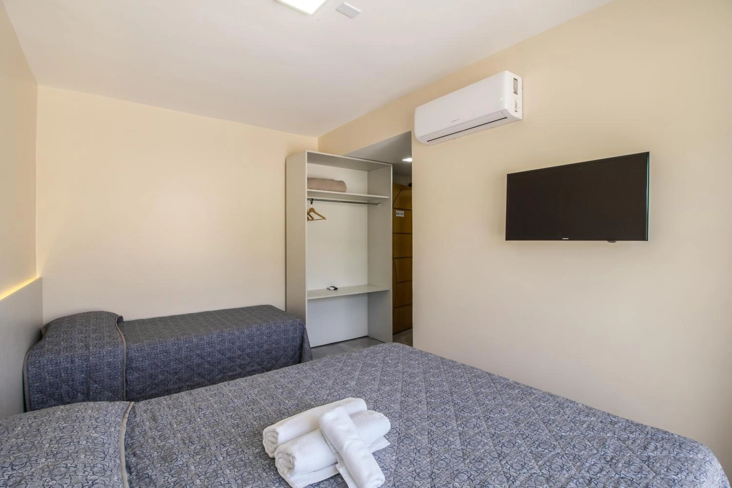 Bed in Pousada Espindola