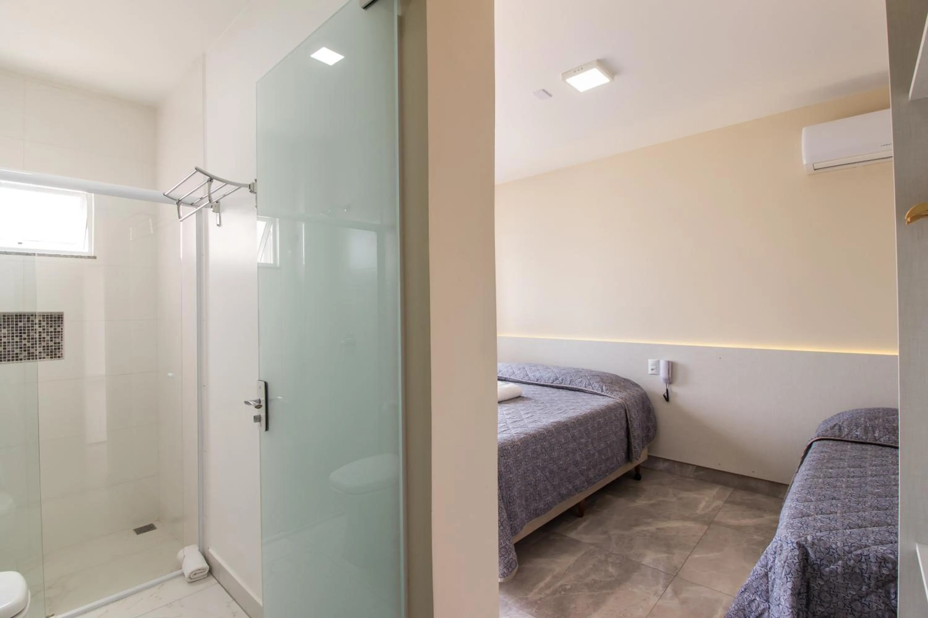 Bed in Pousada Espindola