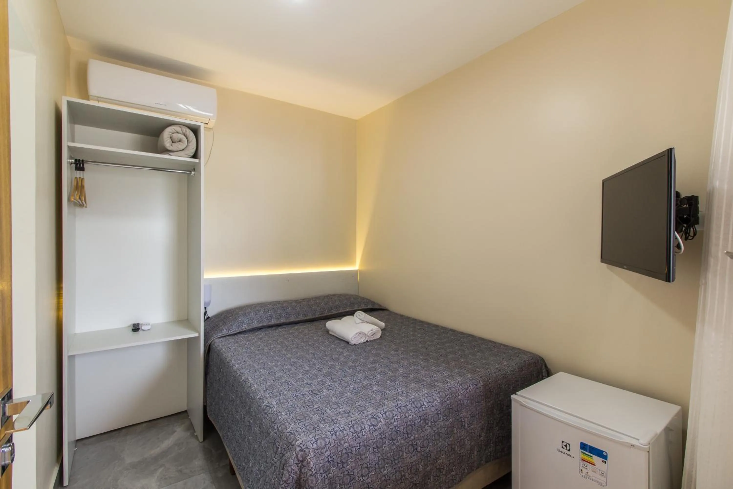 Bed in Pousada Espindola