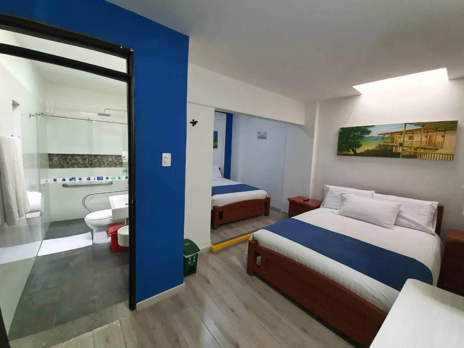 Twin Room with Air-Conditioning in Hotel San Jeronimo Armenia Twin Room with Air-Conditioning in Hotel San Jeronimo Armenia