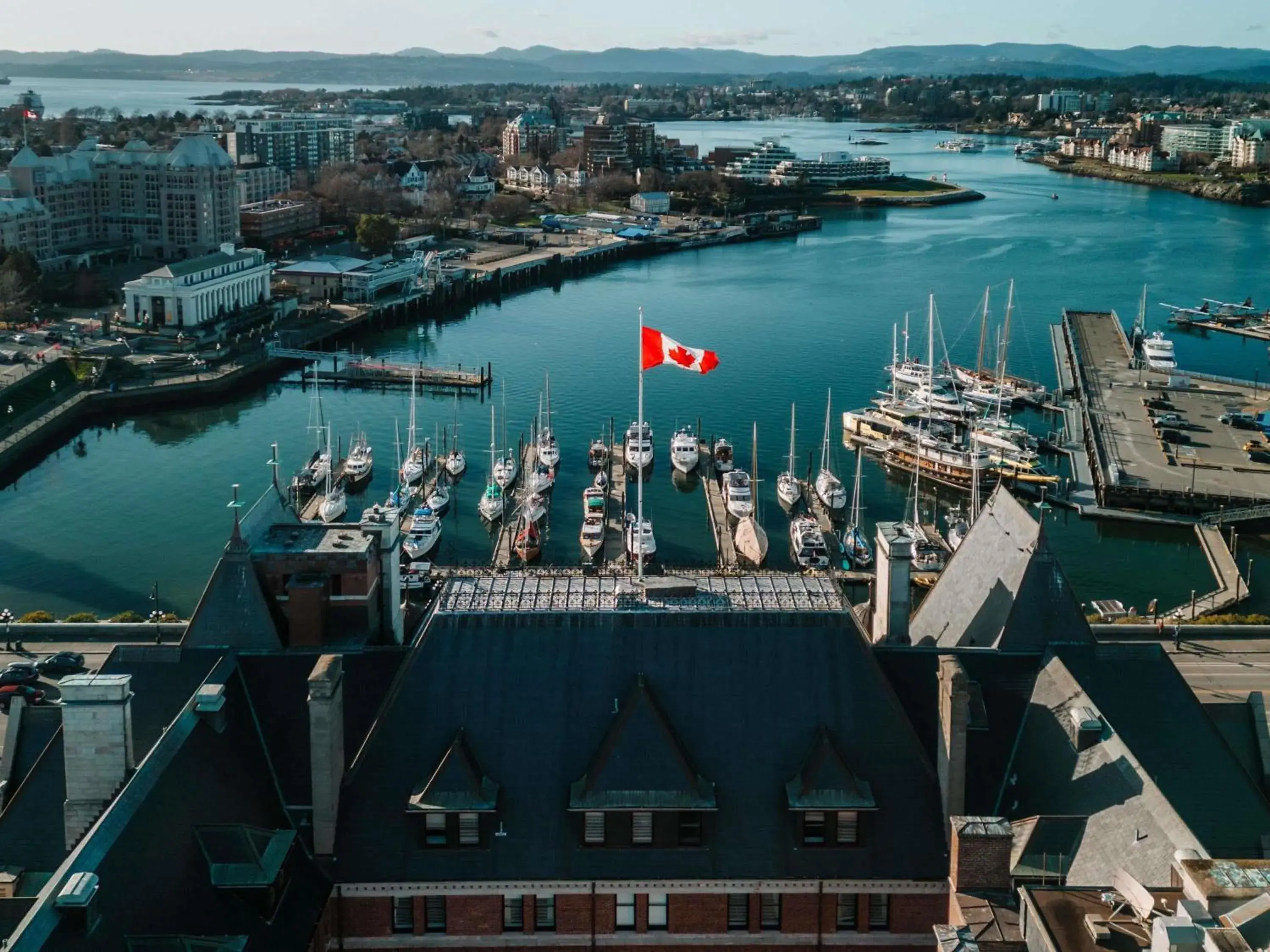 Property building in Fairmont Empress Hotel Property building in Fairmont Empress Hotel