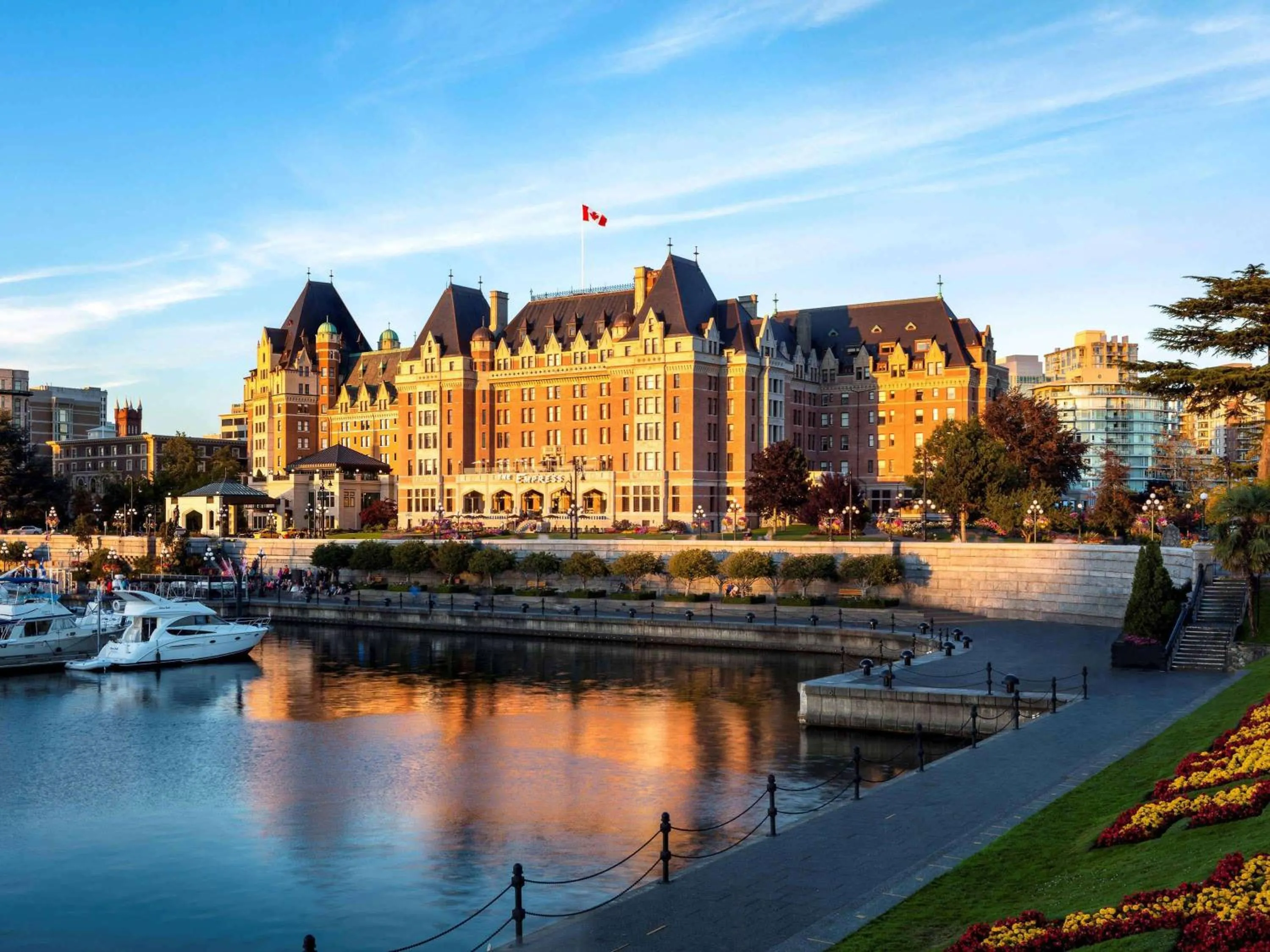 Property building in Fairmont Empress Hotel