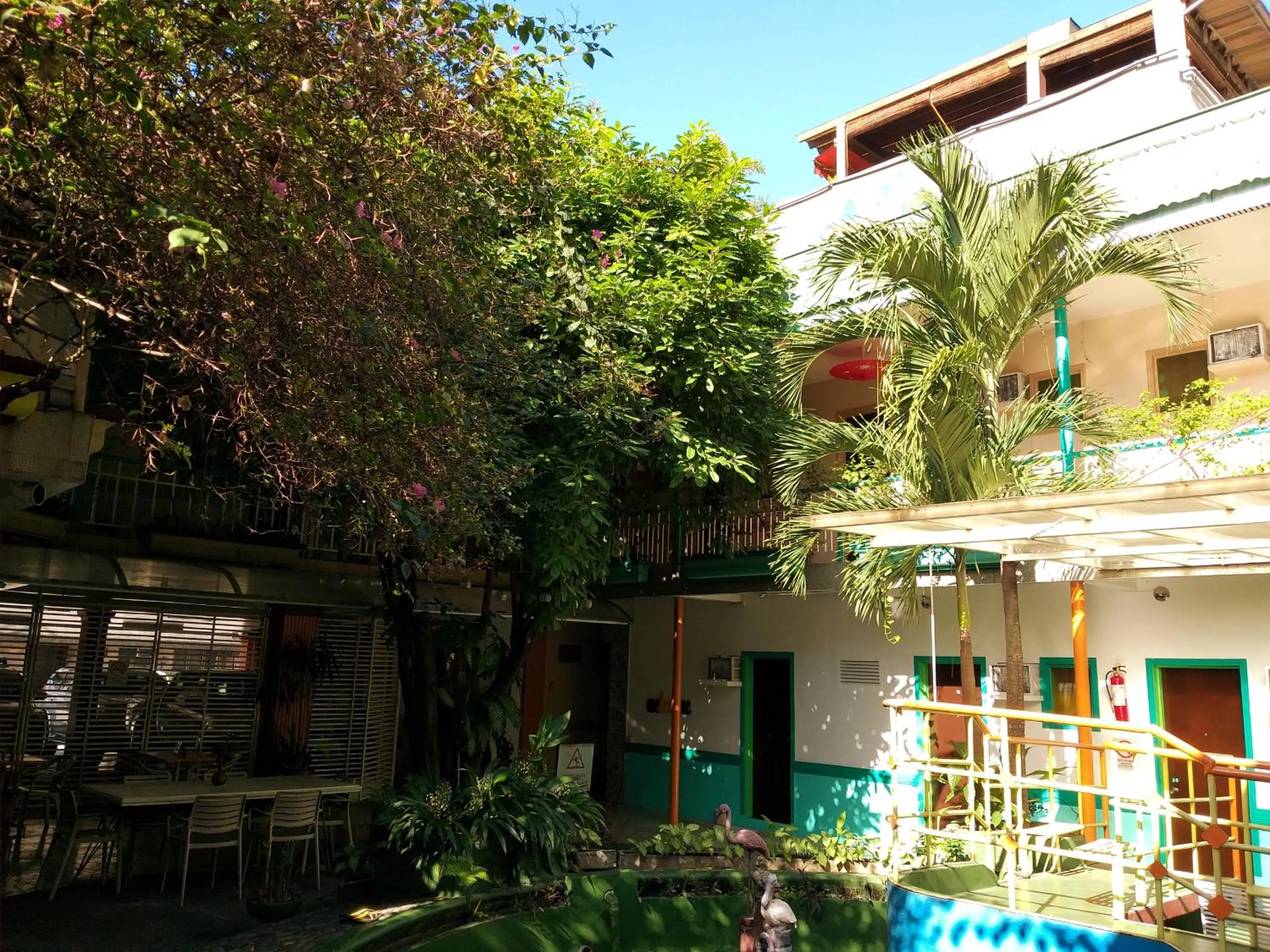 Garden view in Park Vil-la Apartelle