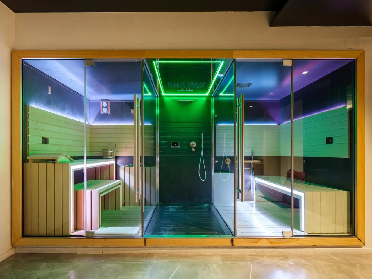 Sauna in Secret Garden Resort & Spa