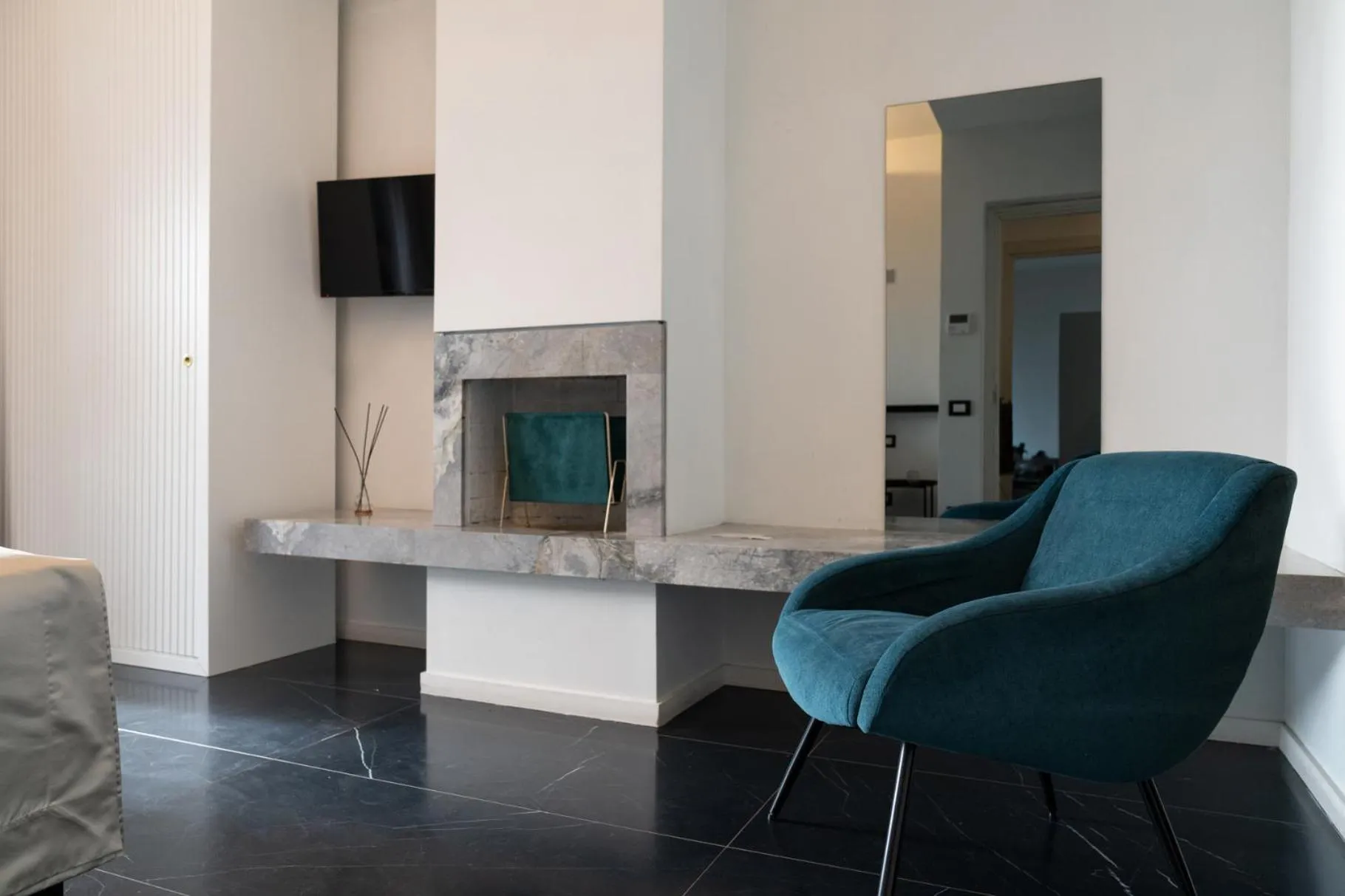 fireplace in Secret Garden Resort & Spa