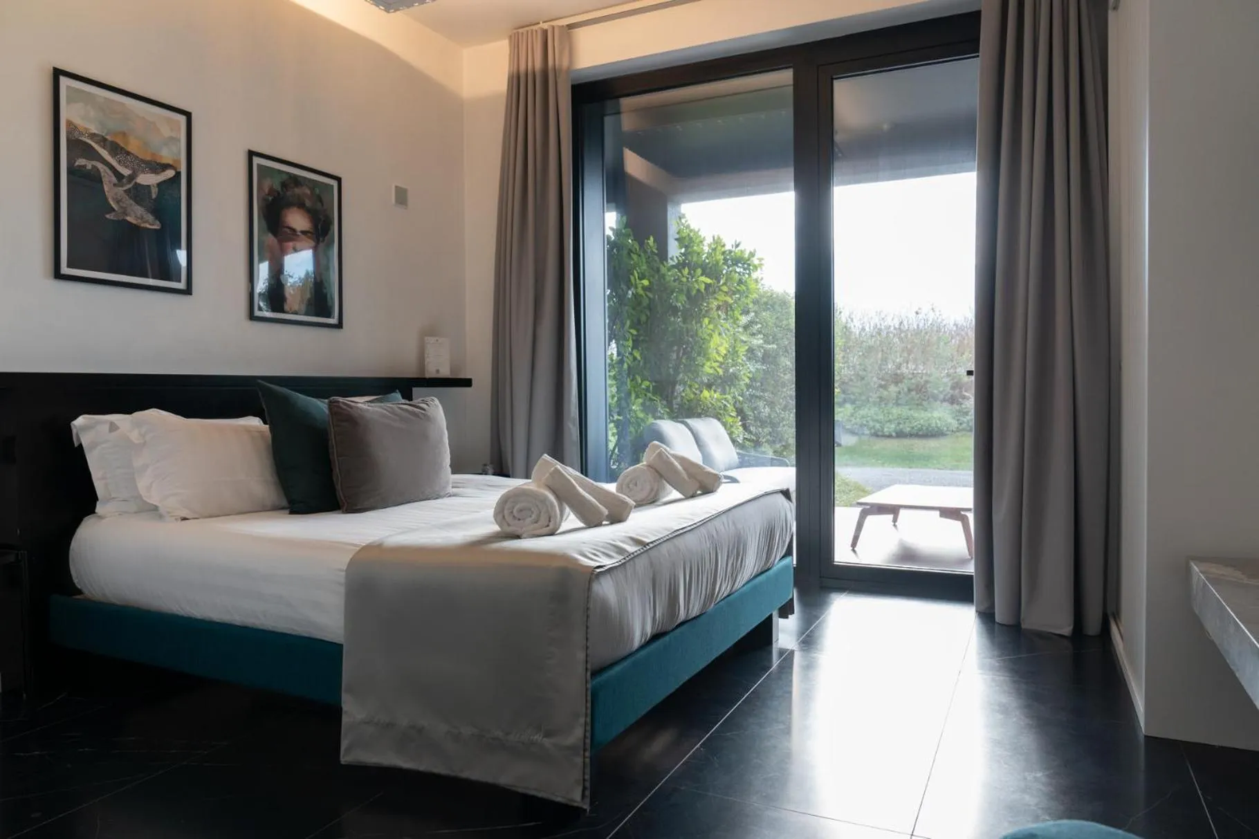 Patio, Bed in Secret Garden Resort & Spa