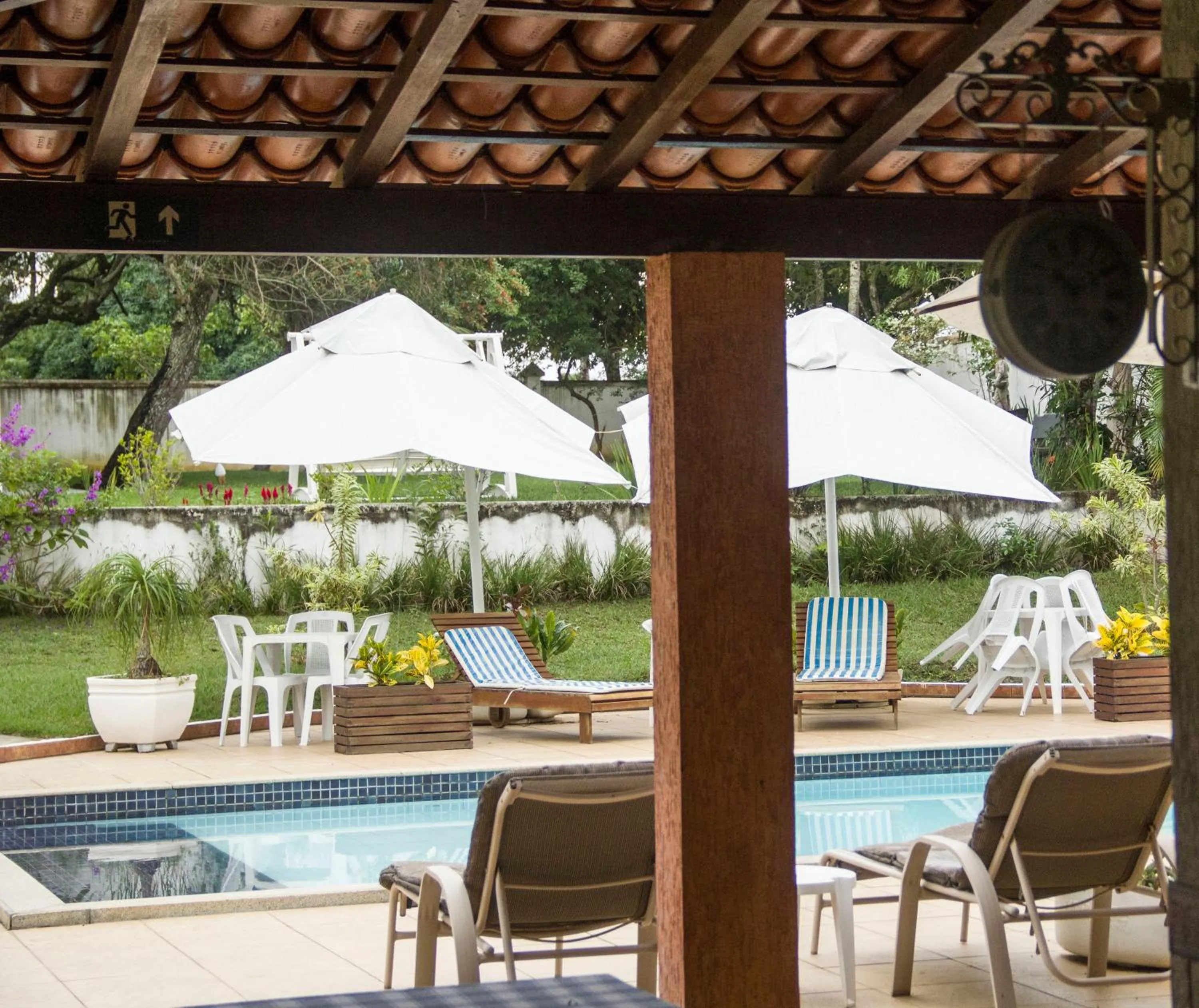 Pool view in Pousada Doce Vida Guarapari