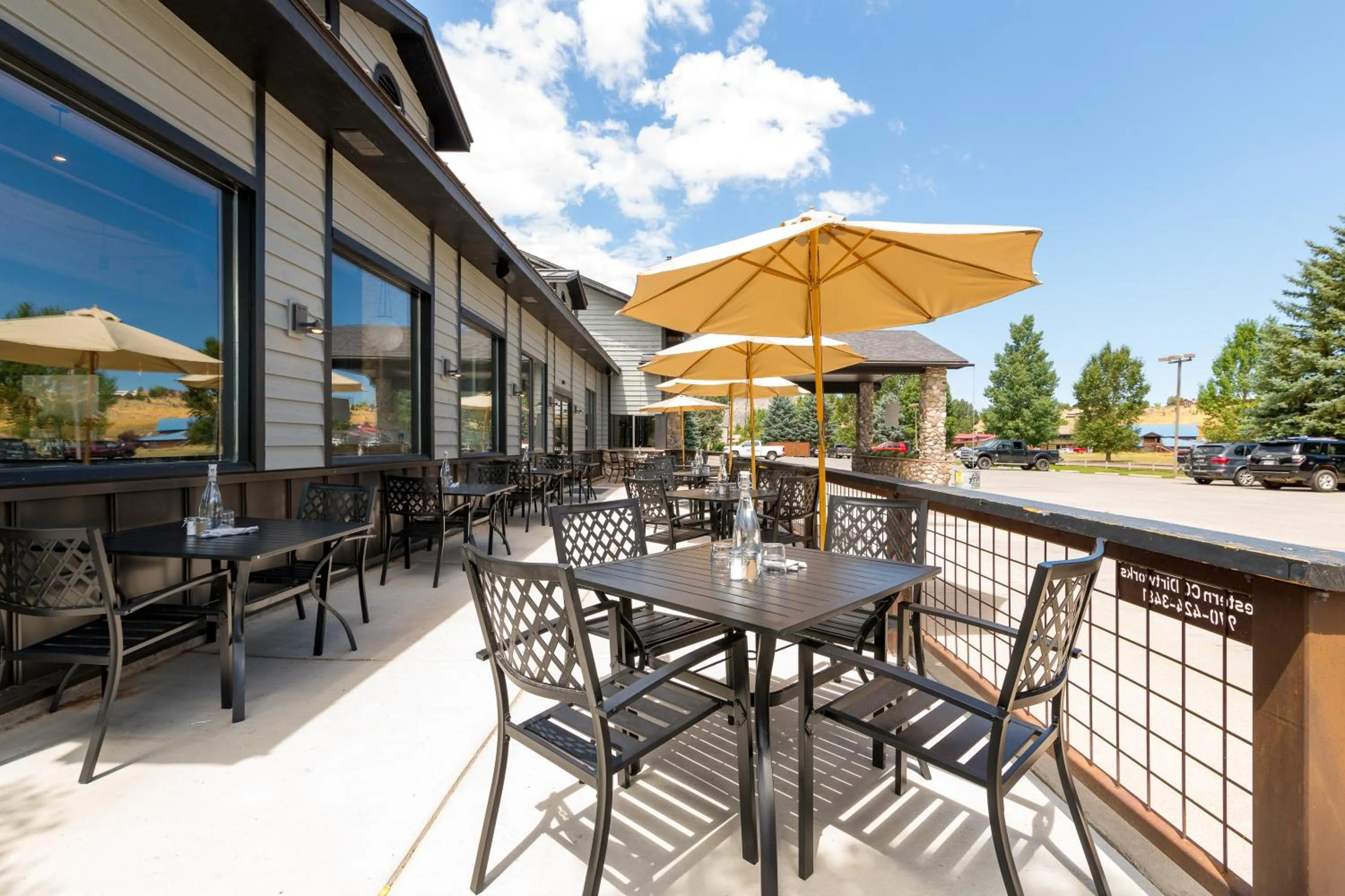 Patio in MTN Lodge Ridgway