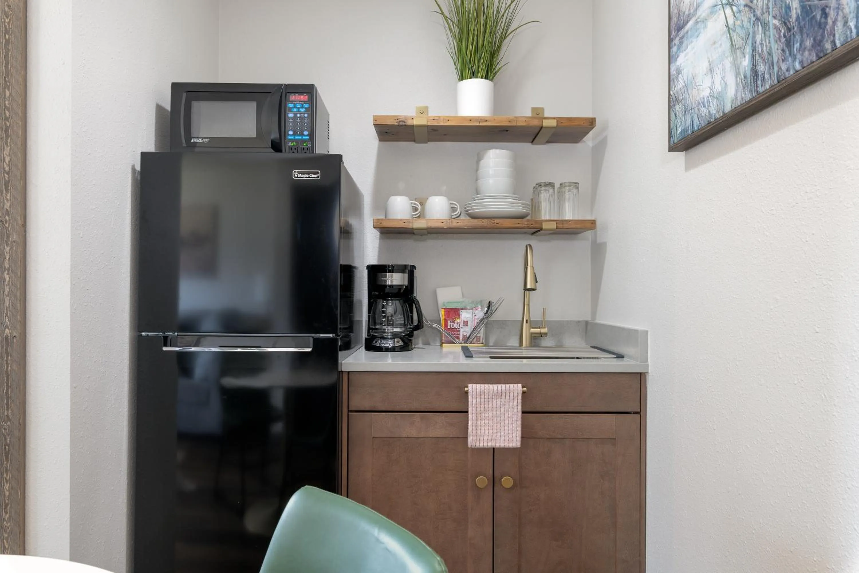 Kitchen or kitchenette in MTN Lodge Ridgway