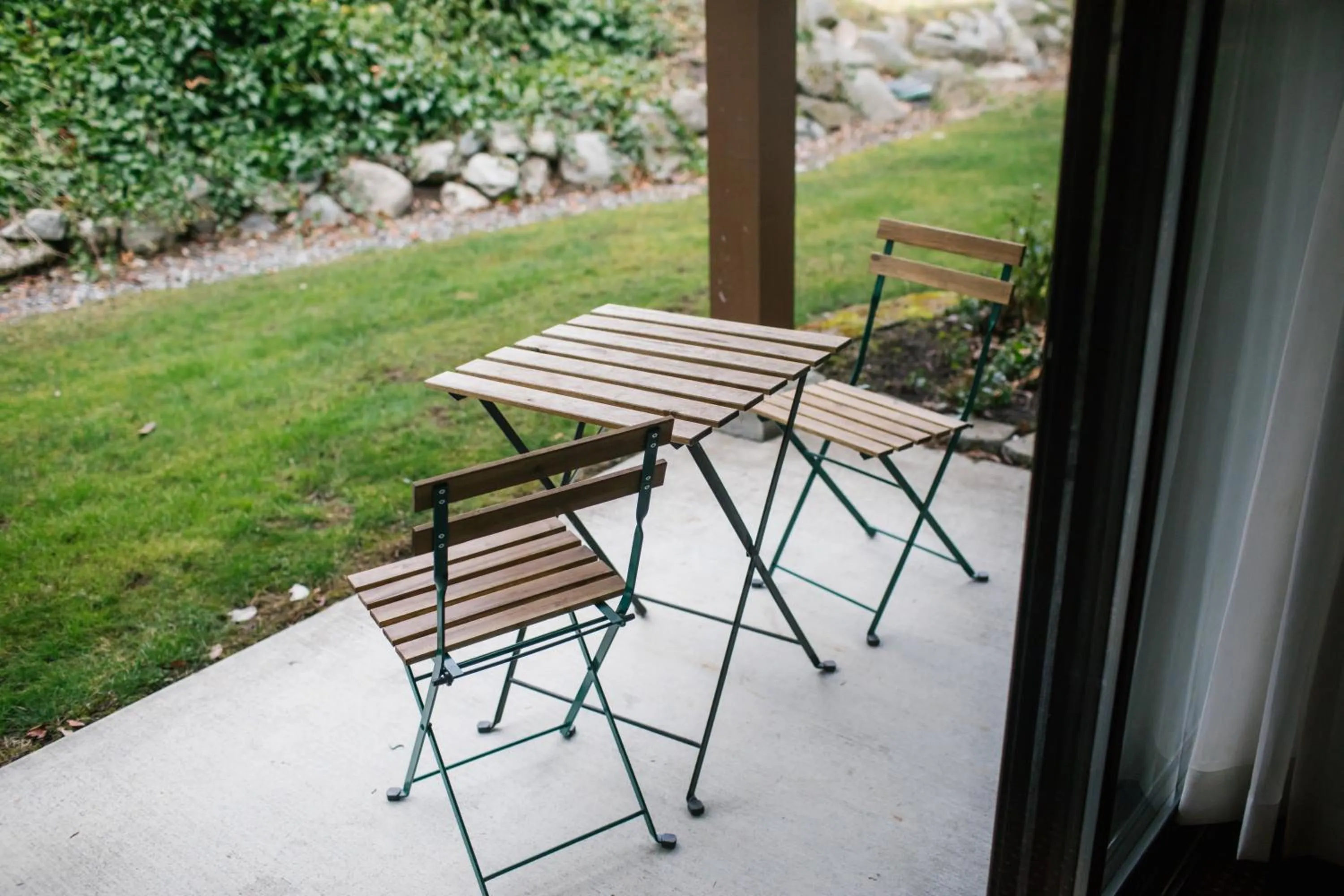 Patio in Friday Harbor Suites