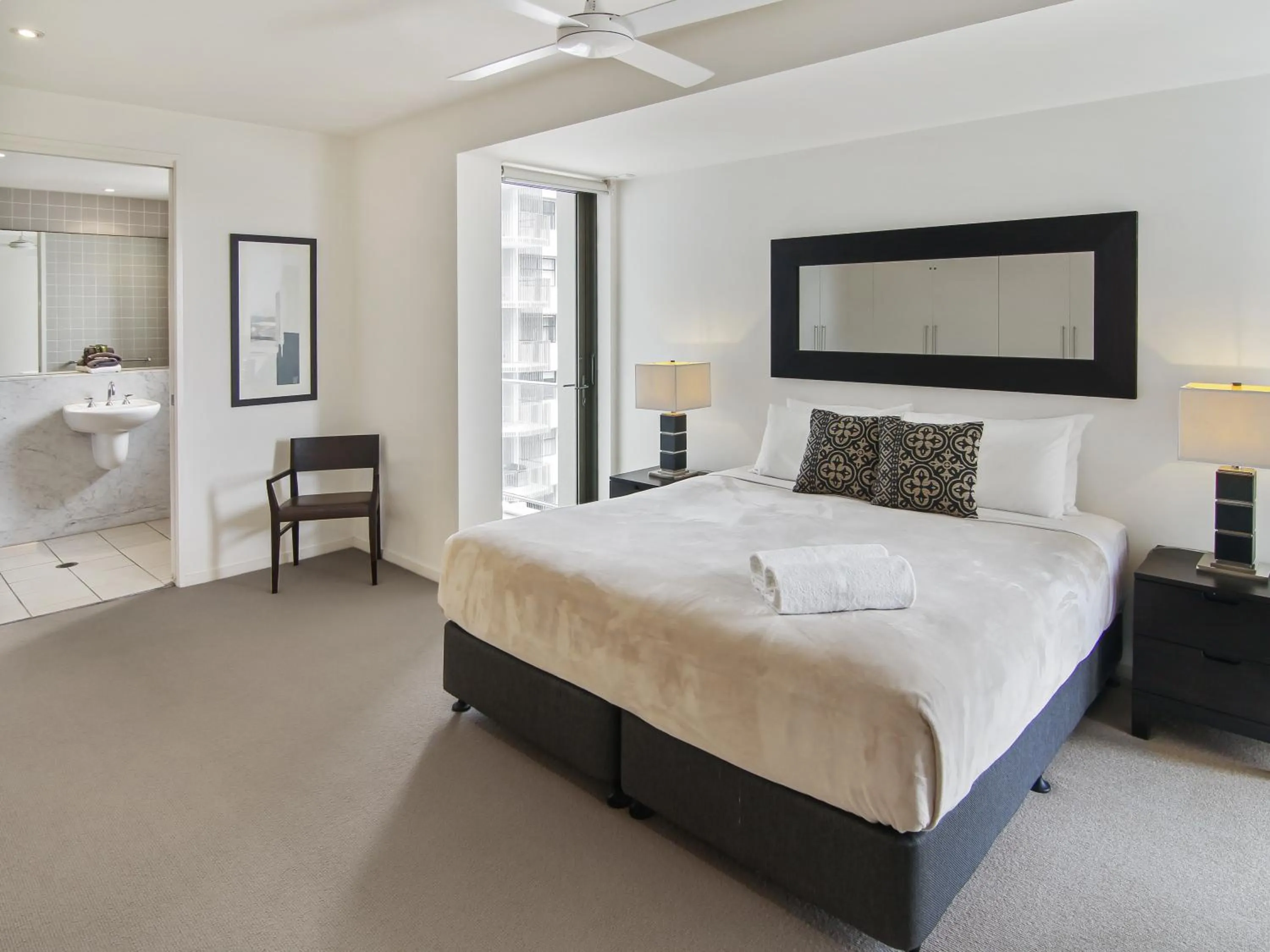 Bed in Space Holiday Apartments