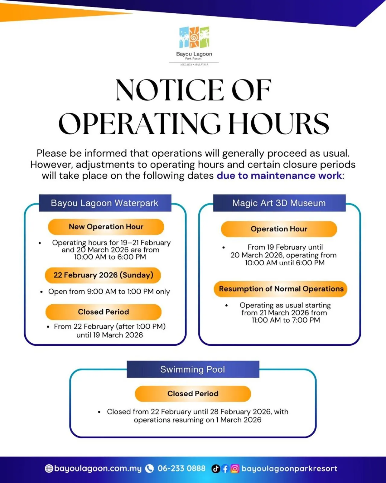 Aqua park in Bayou Lagoon Park Resort