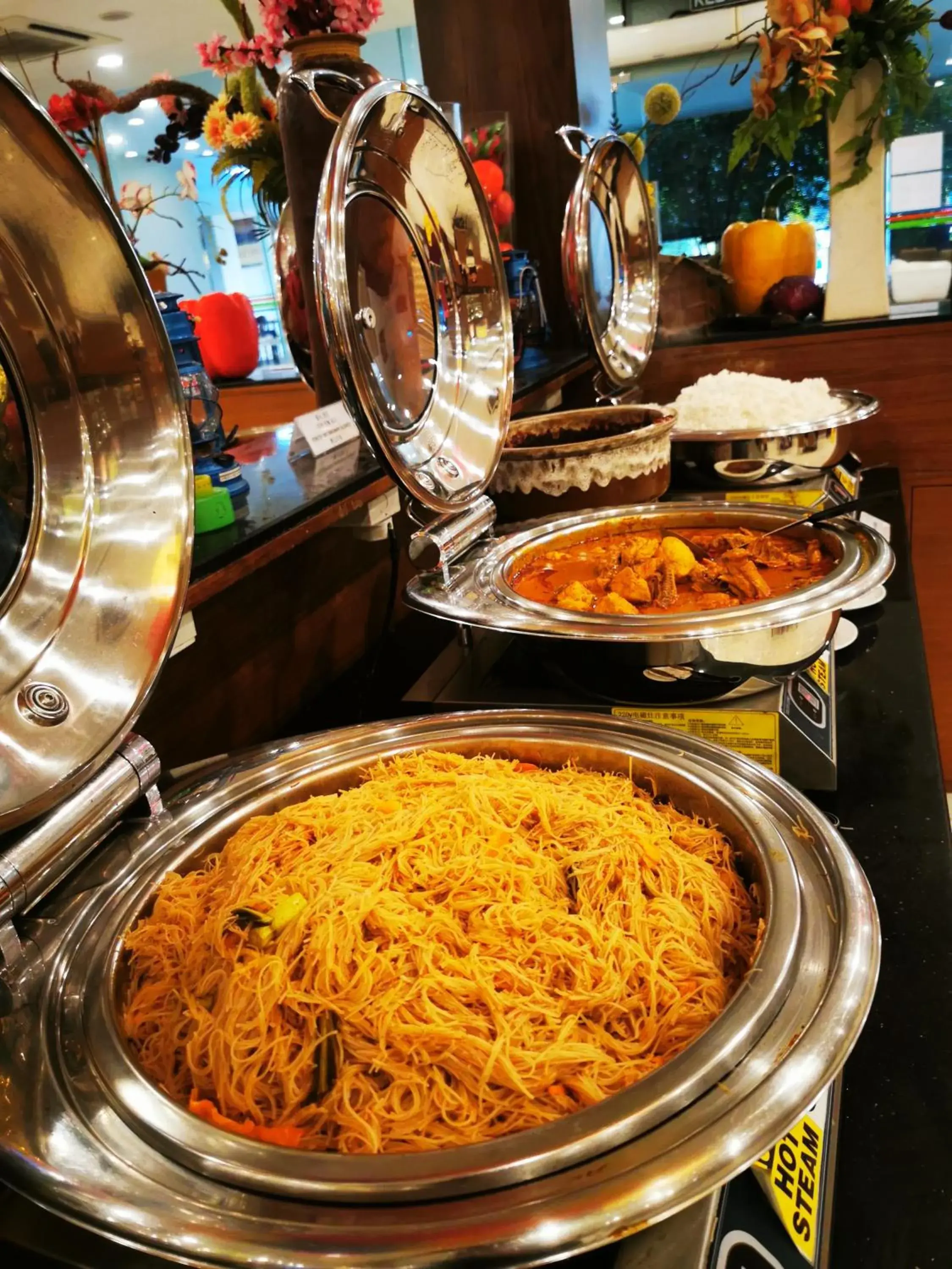 Buffet breakfast in Bayou Lagoon Park Resort Buffet breakfast in Bayou Lagoon Park Resort