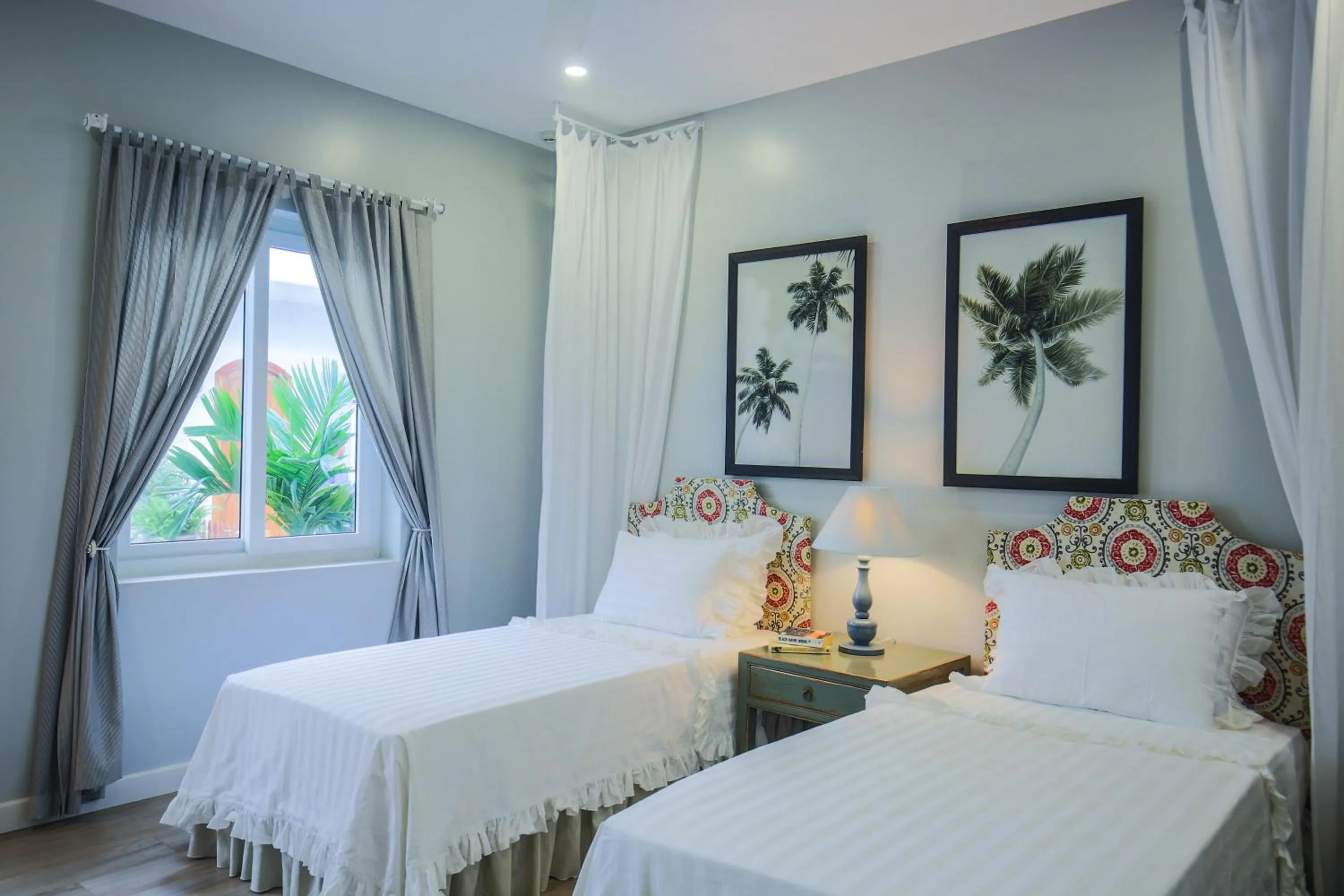 Bed in Serenity by the Sea