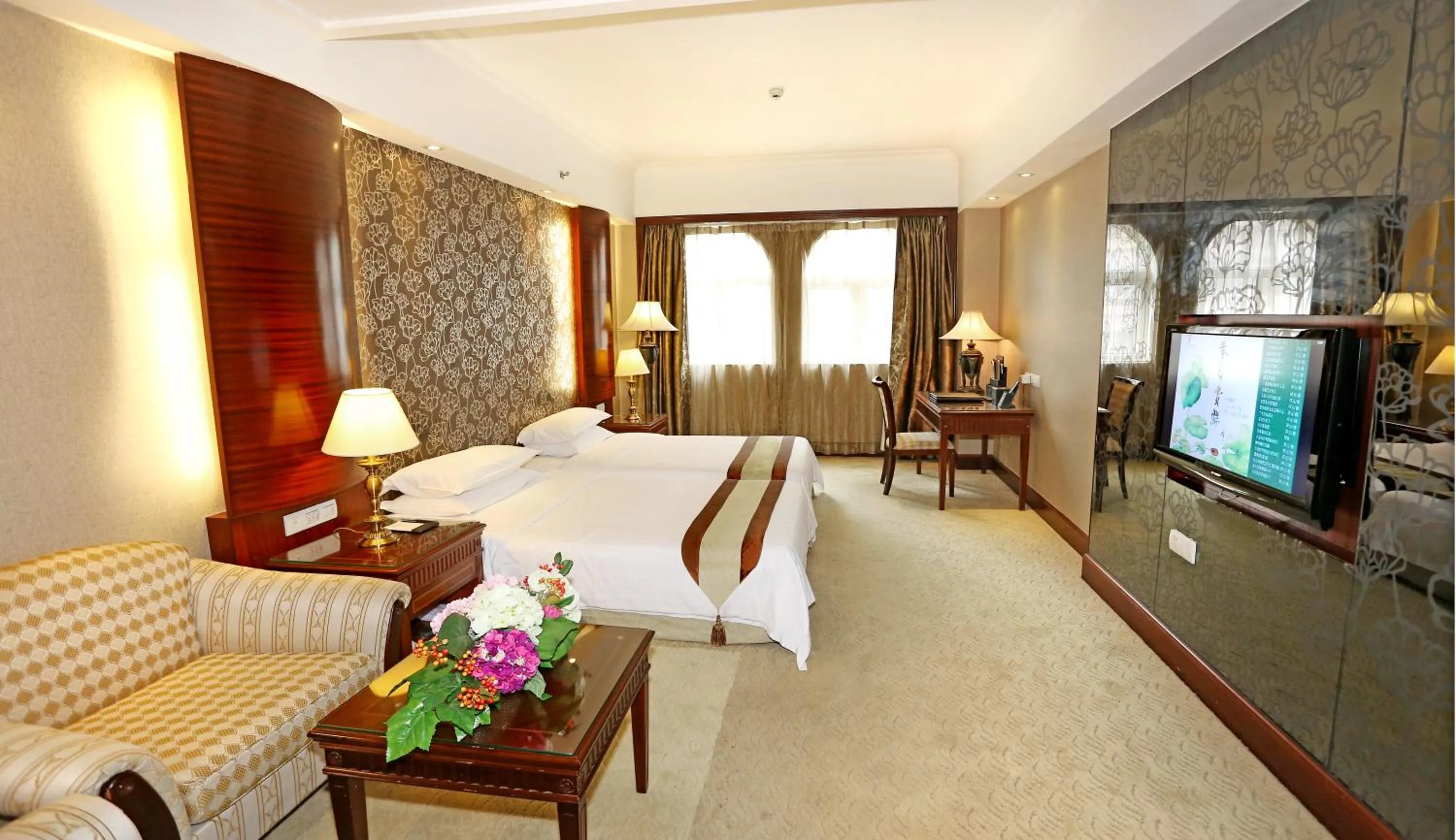 Bed in Grand Palace Hotel - Grand Hotel Management Group