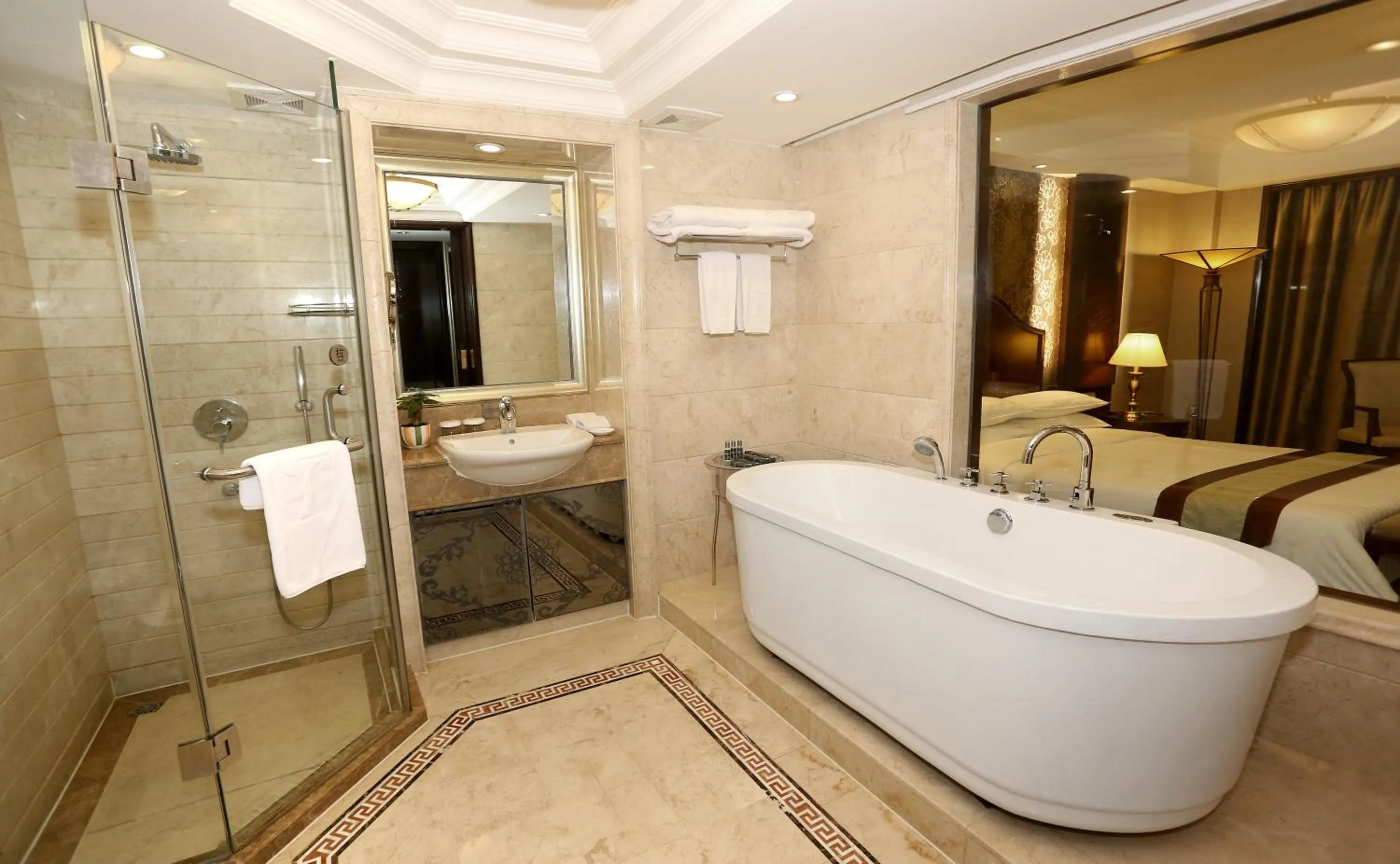 Bathroom in Grand Palace Hotel - Grand Hotel Management Group