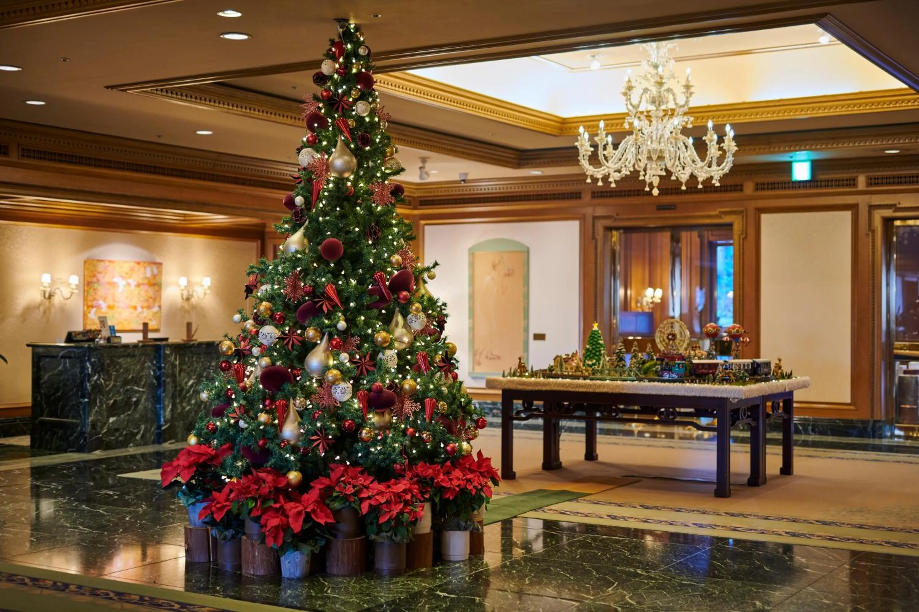 Lobby or reception in Hotel Chinzanso Tokyo