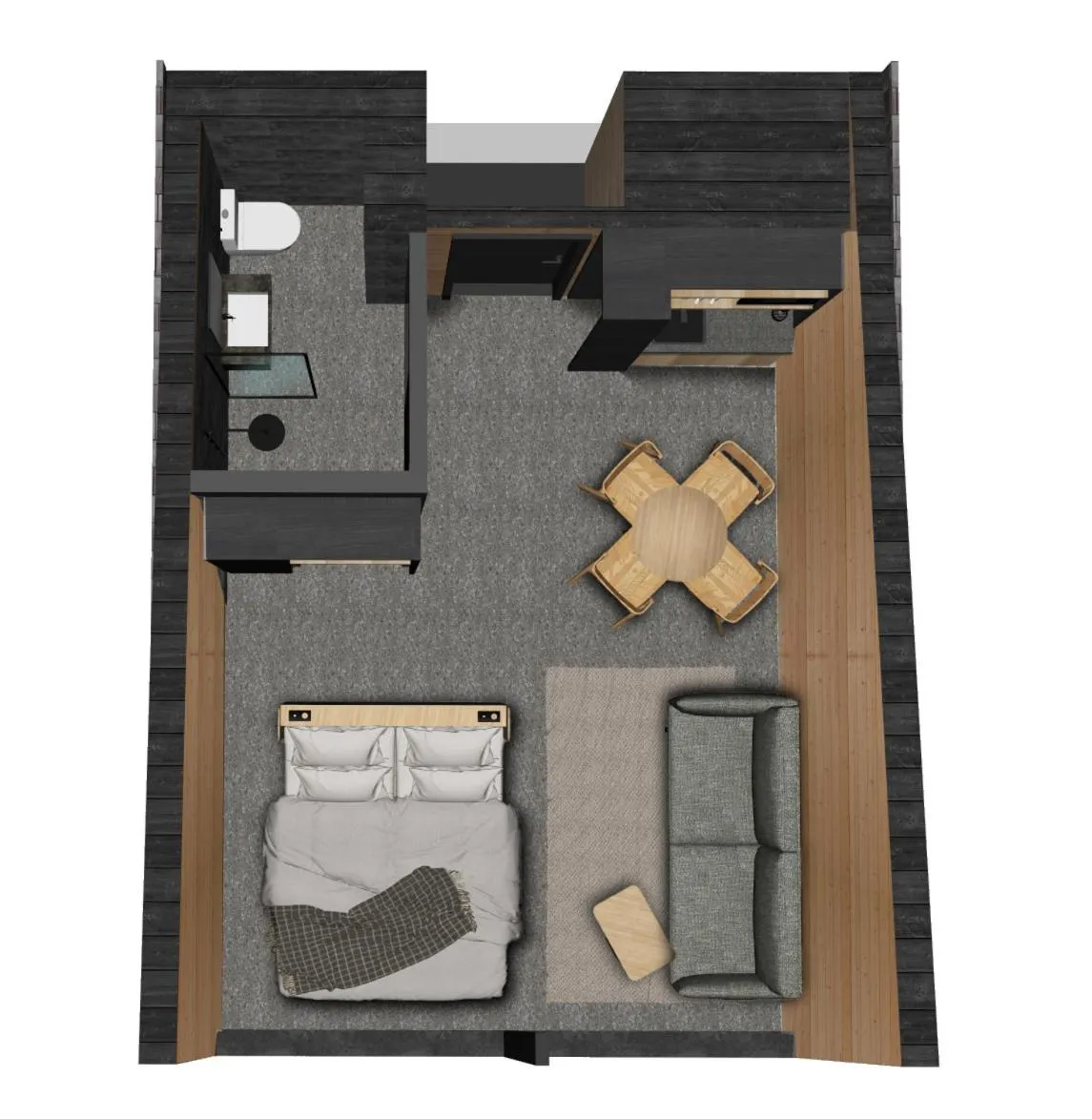 Floor plan in Jeris Lakeside Resort