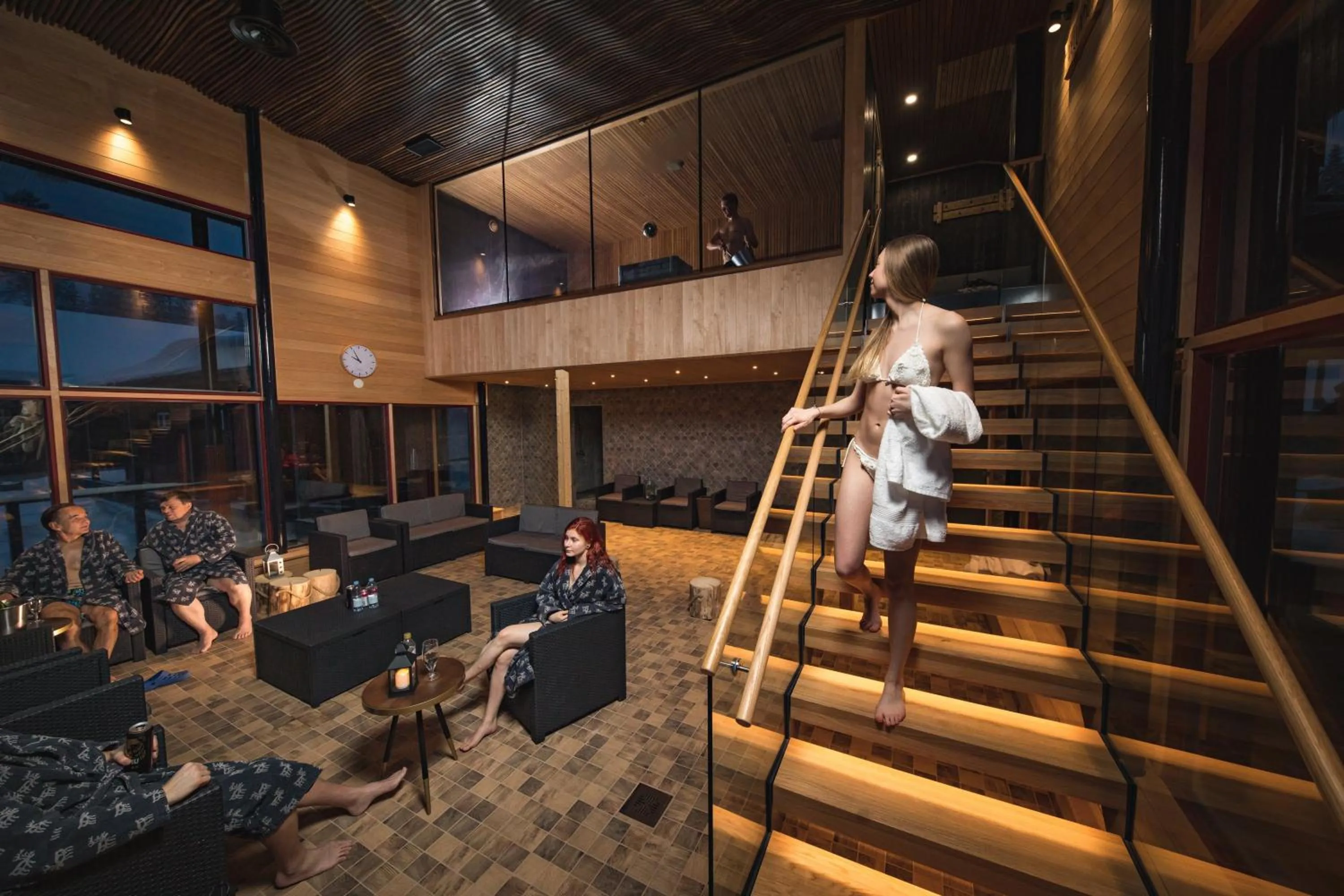 People in Jeris Lakeside Resort