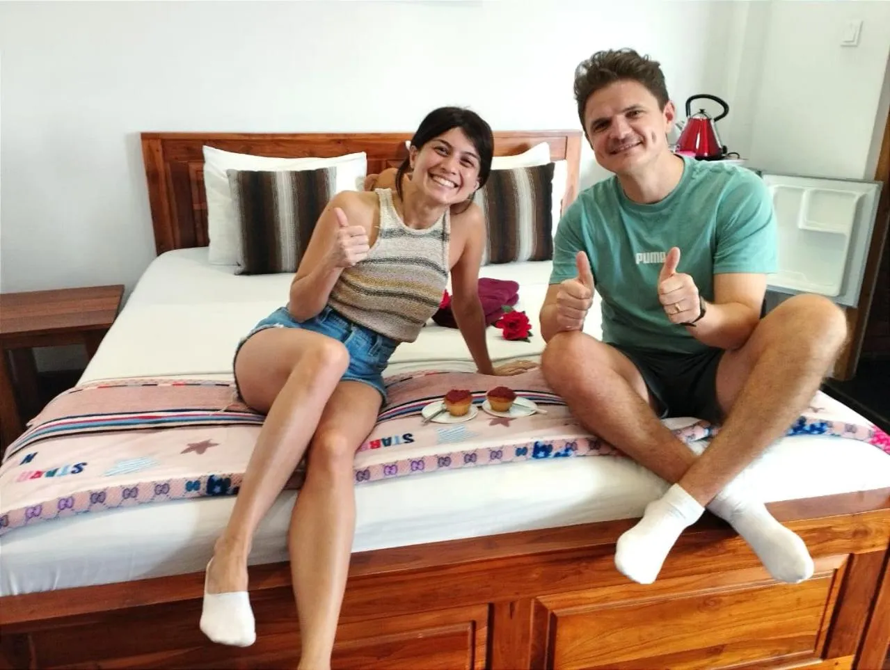 Decorative detail, Bed in Poomaz Peace Palace