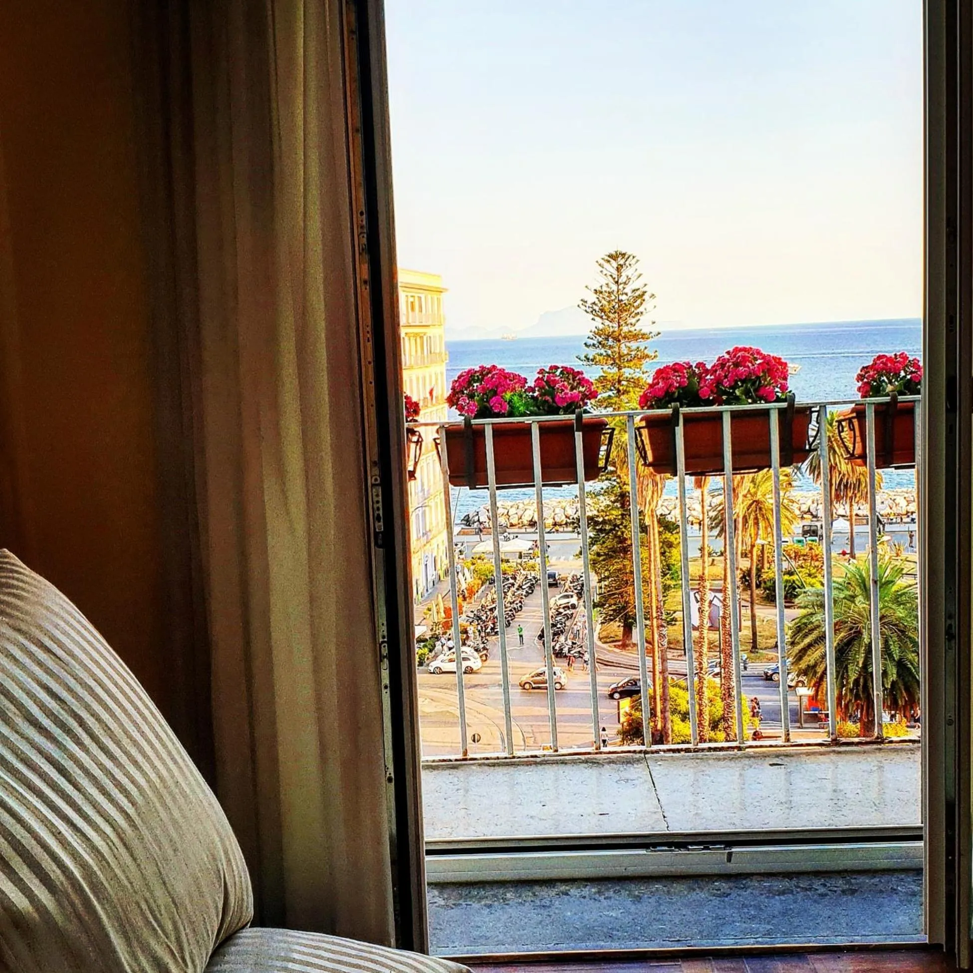 View (from property/room), Bed in Calabritto Suite