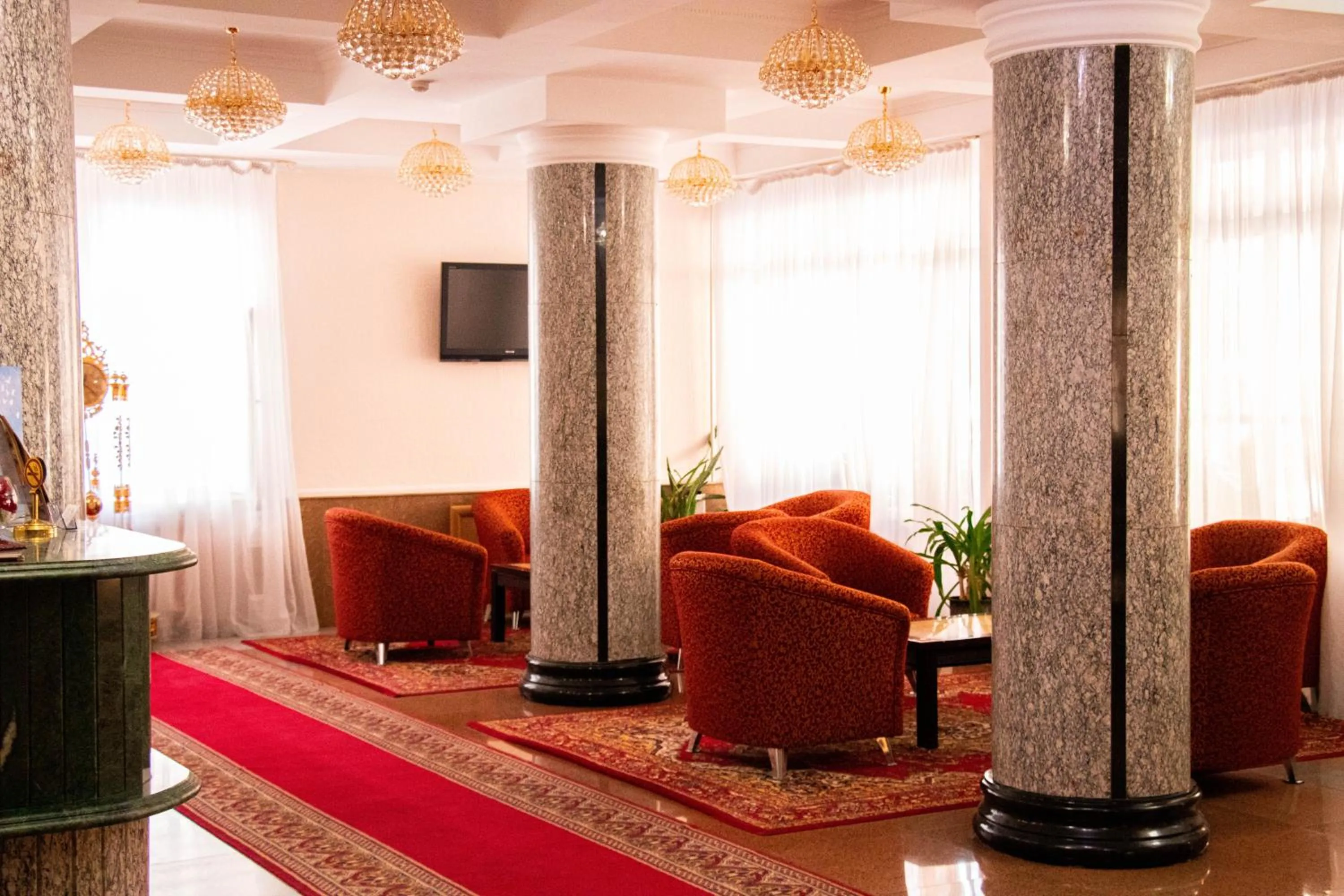 Lobby or reception in Altyn Dala Hotel
