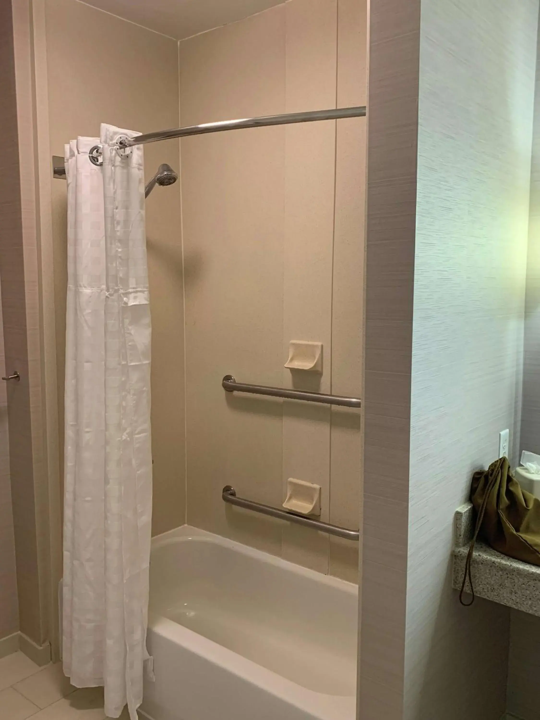 Bathroom in Homewood Suites by Hilton Mahwah Bathroom in Homewood Suites by Hilton Mahwah
