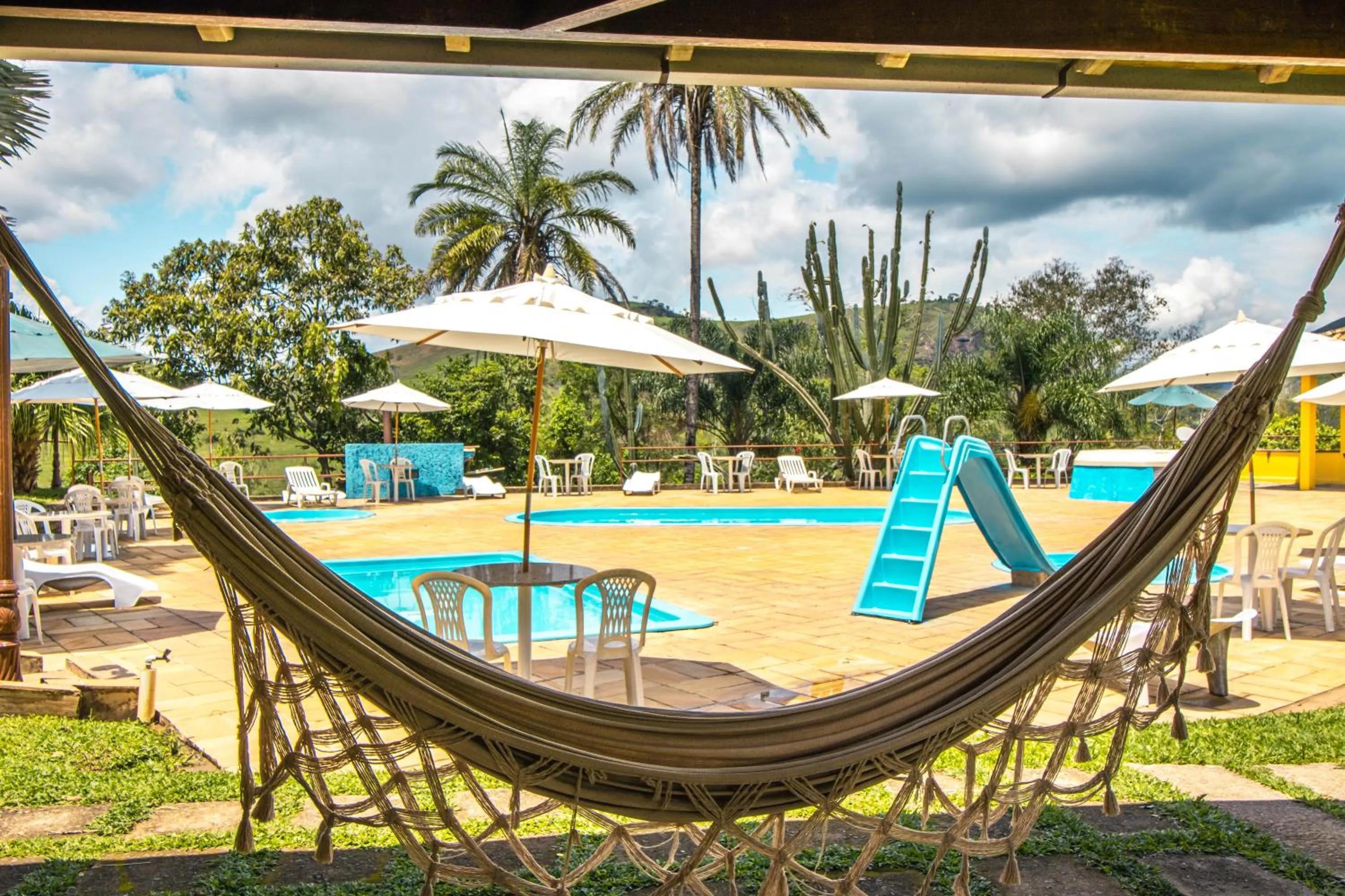 Swimming pool in Hotel Fazenda Minas Real