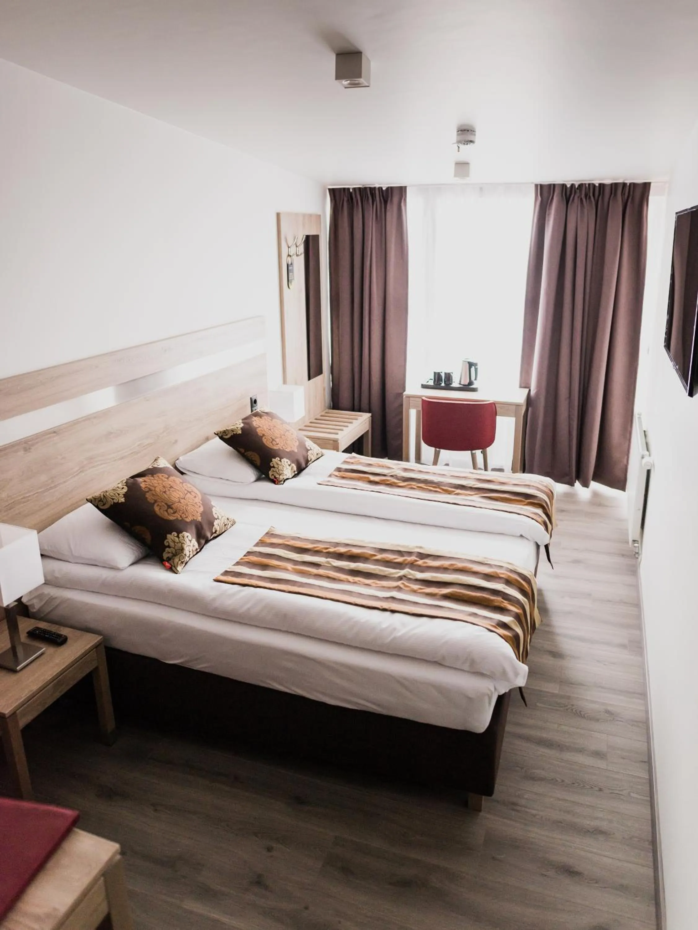 Bed in Hotel Duus by Keflavik Airport