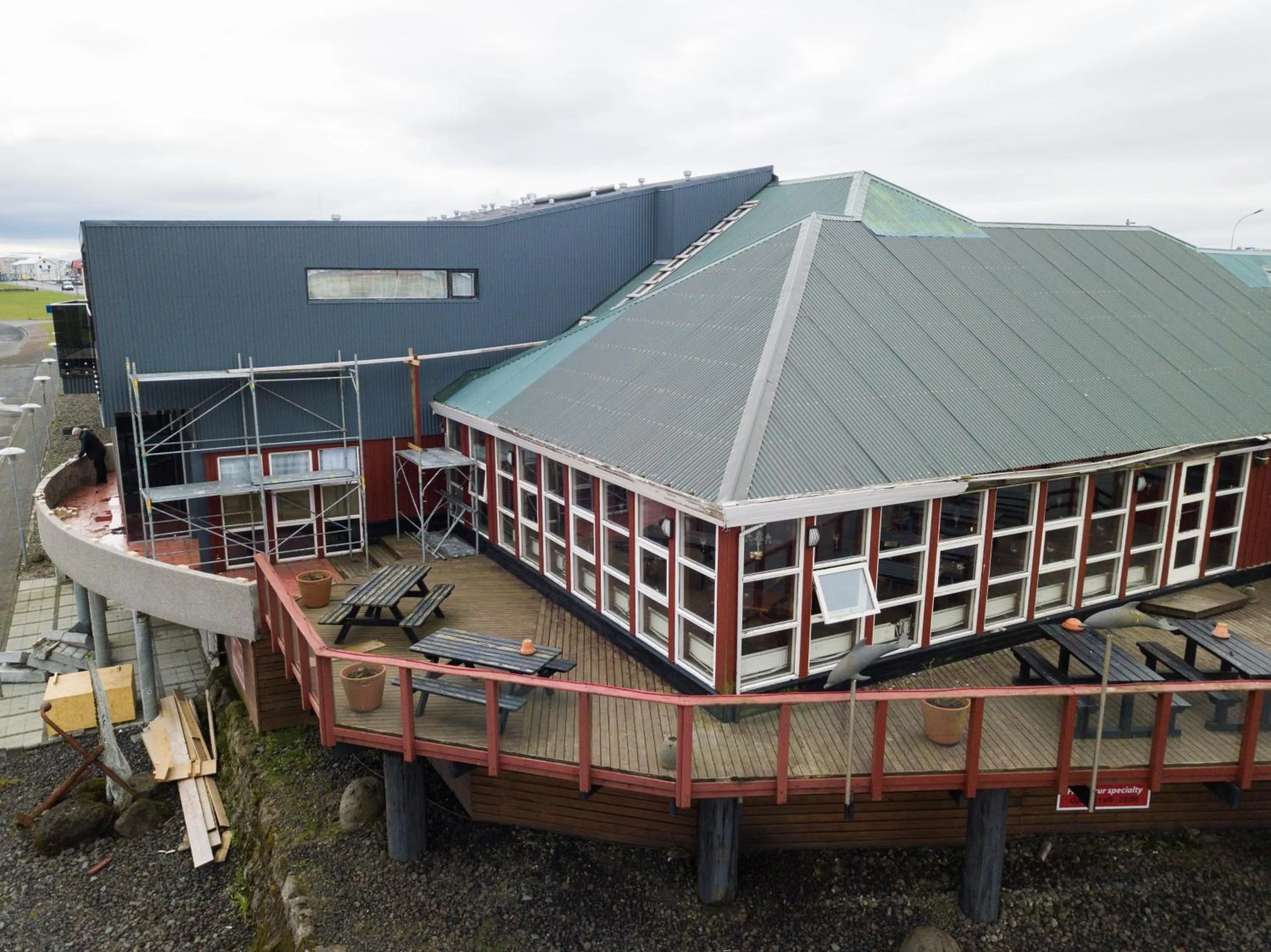 Restaurant/places to eat in Hotel Duus by Keflavik Airport