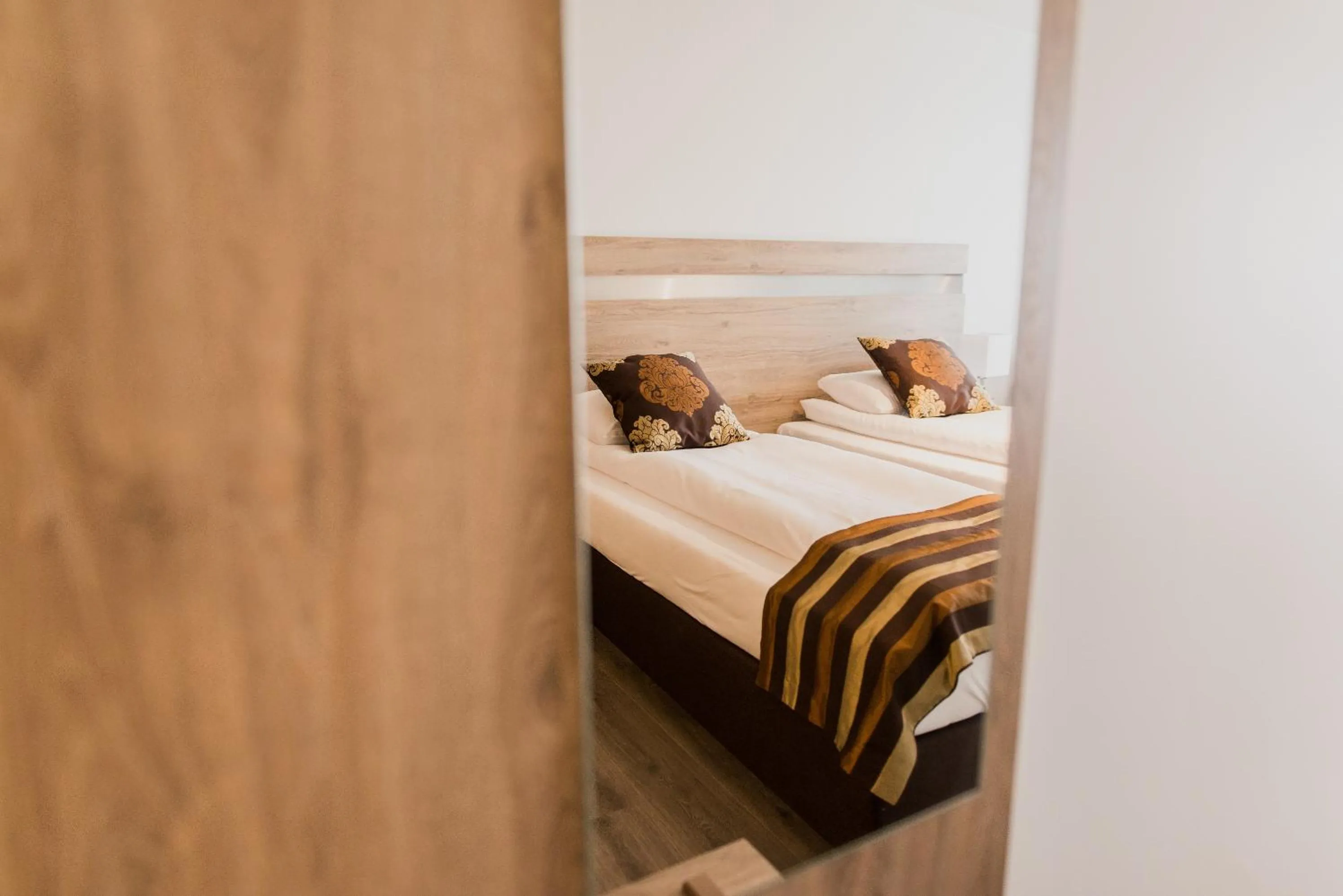 Bed in Hotel Duus by Keflavik Airport