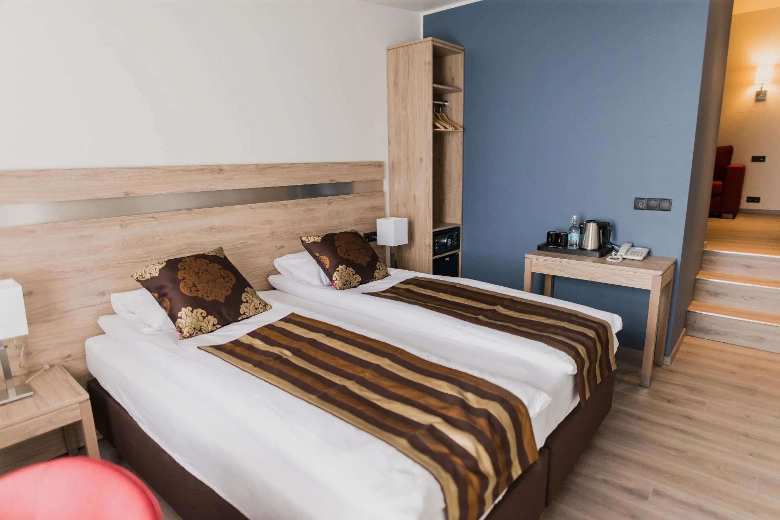 Bed in Hotel Duus by Keflavik Airport