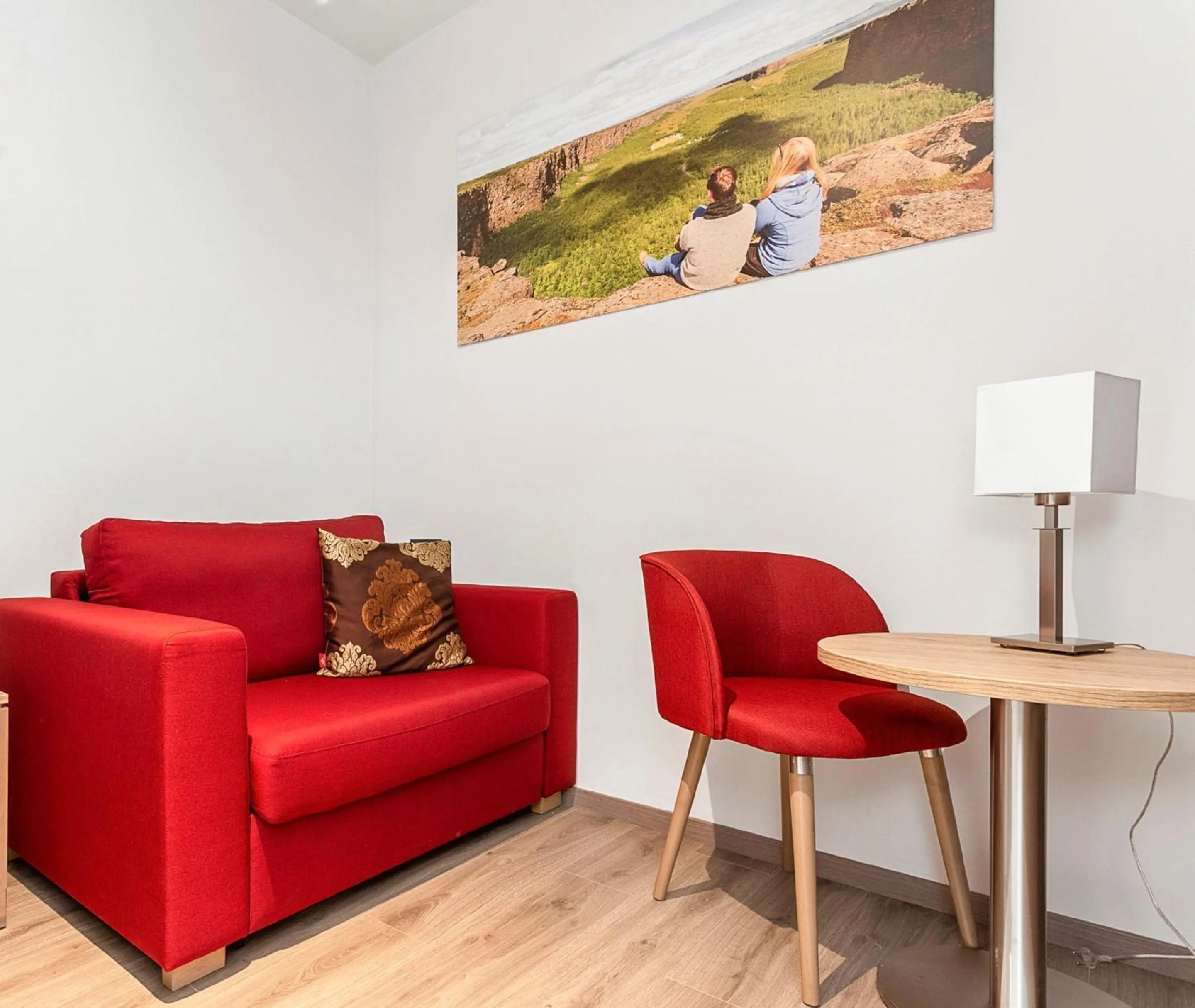 Bed in Hotel Duus by Keflavik Airport