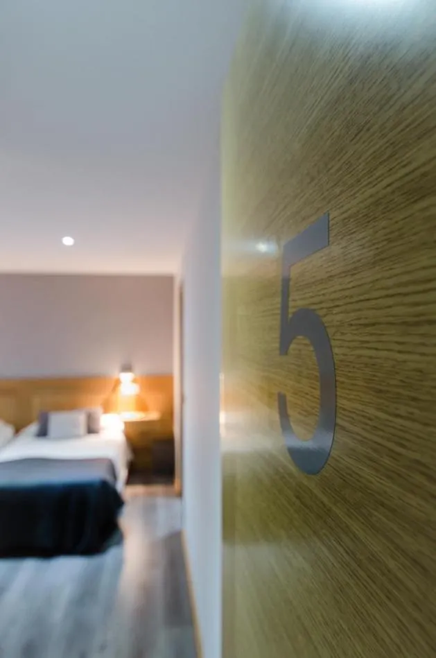 Decorative detail, Bed in Hostal Libertad