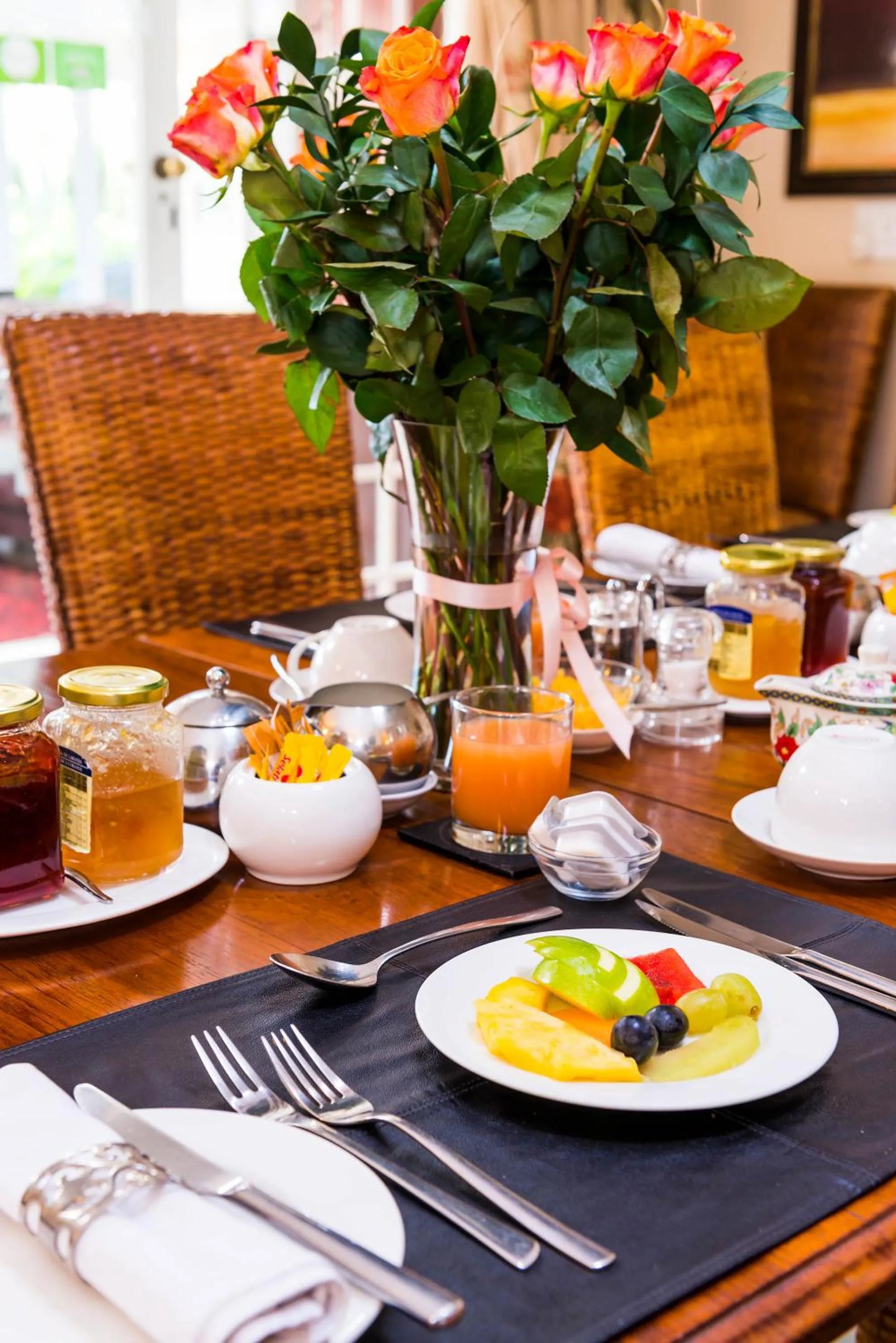 Food close-up in Westville Bed and Breakfast