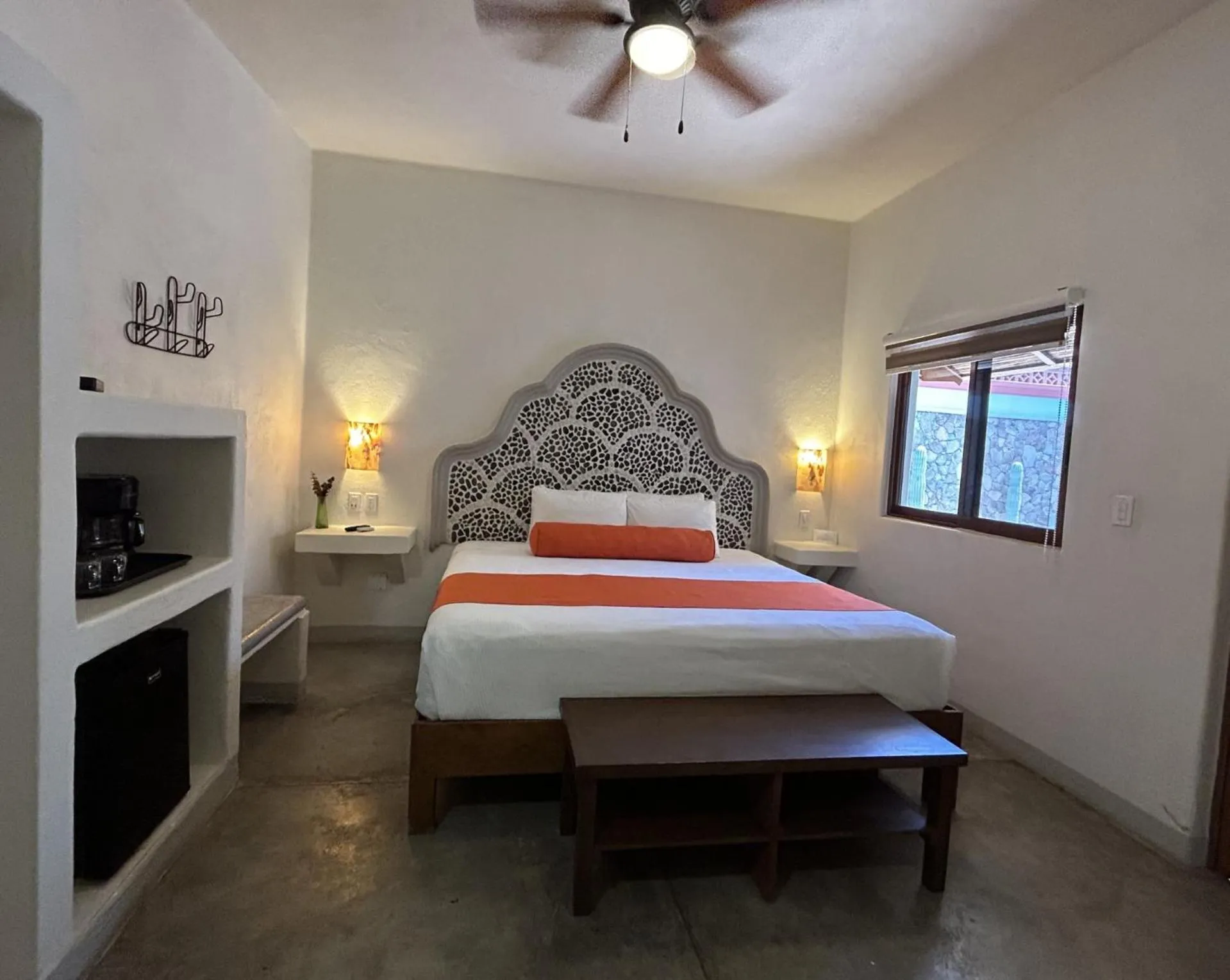 Bed in Paraiso Azul Hotel