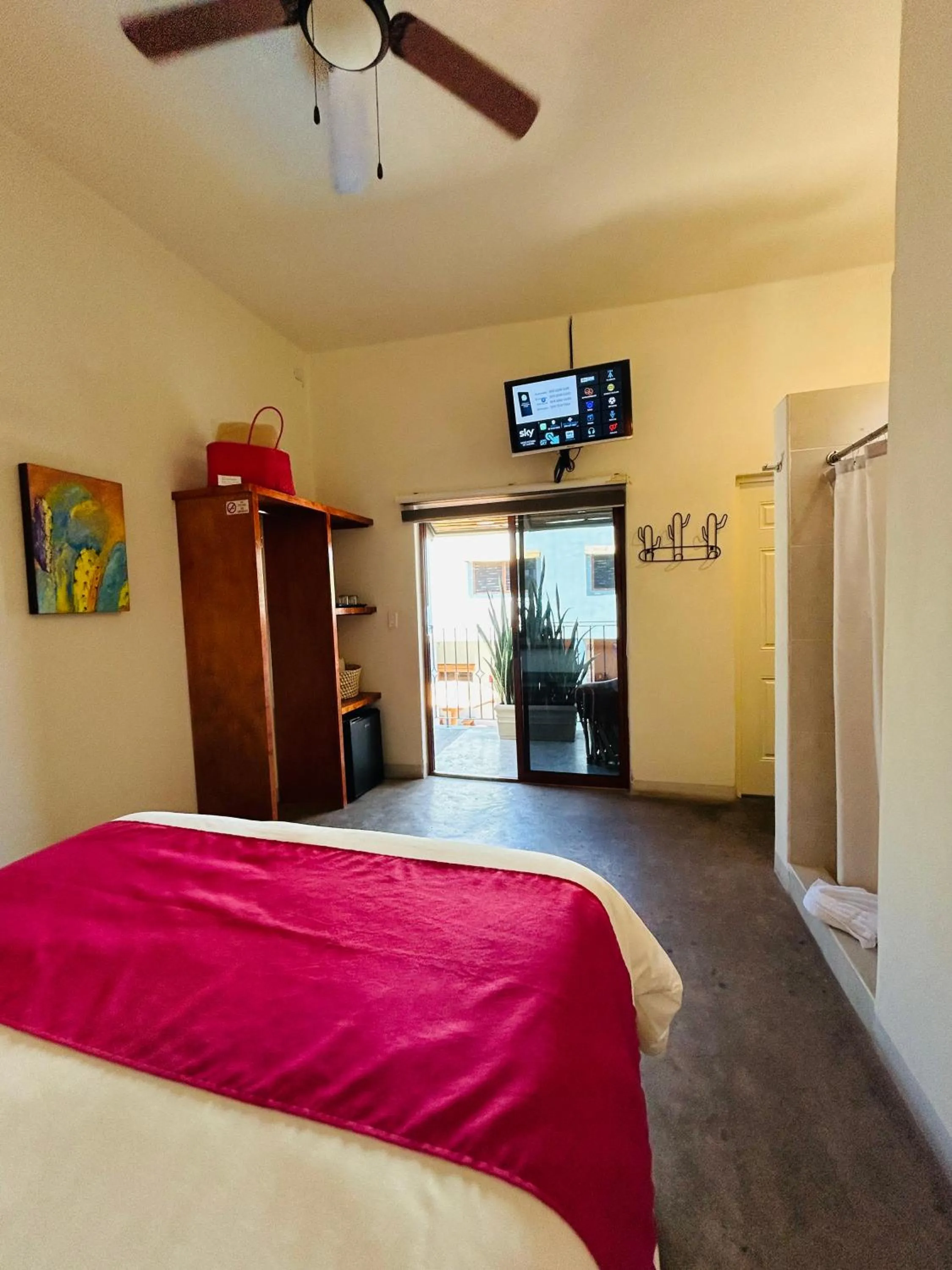 Bed in Paraiso Azul Hotel