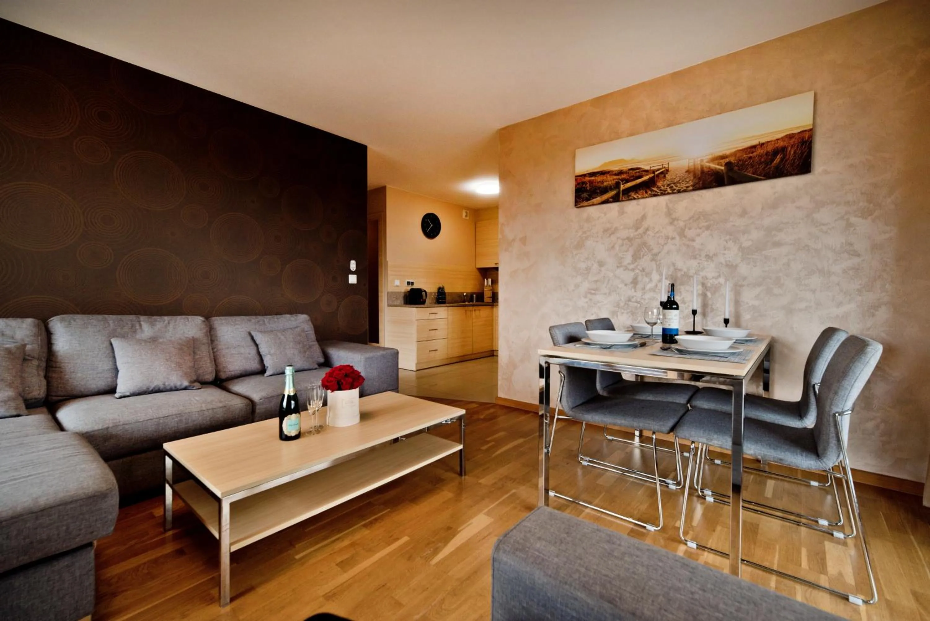 Two-Bedroom Apartment with Balcony-A21 in BlueApart Apartamenty Na Klifie